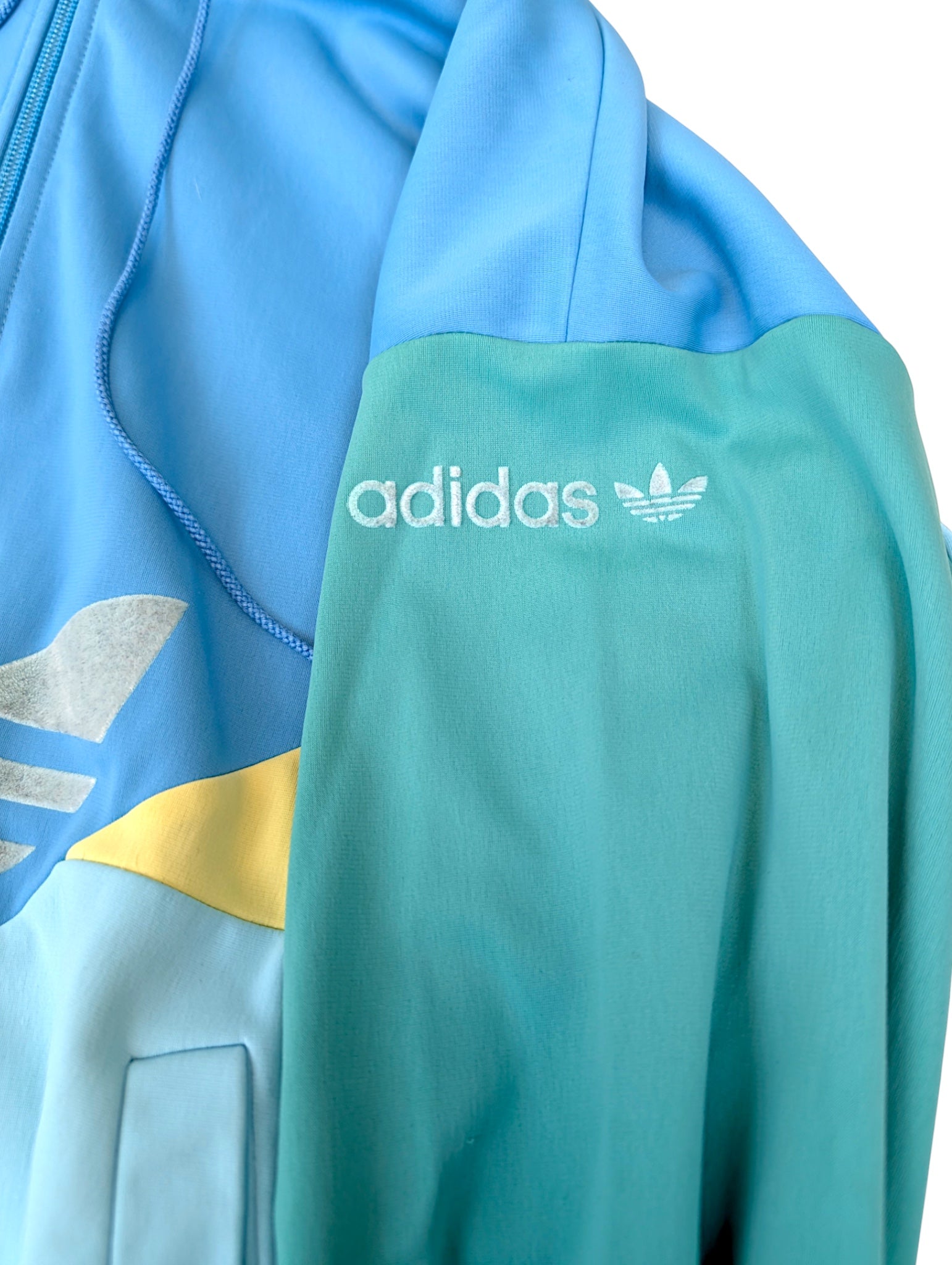 80s Adidas Originals Trefoil Colorado Tracksuit Bluza z kapturem hoodie oldschool
