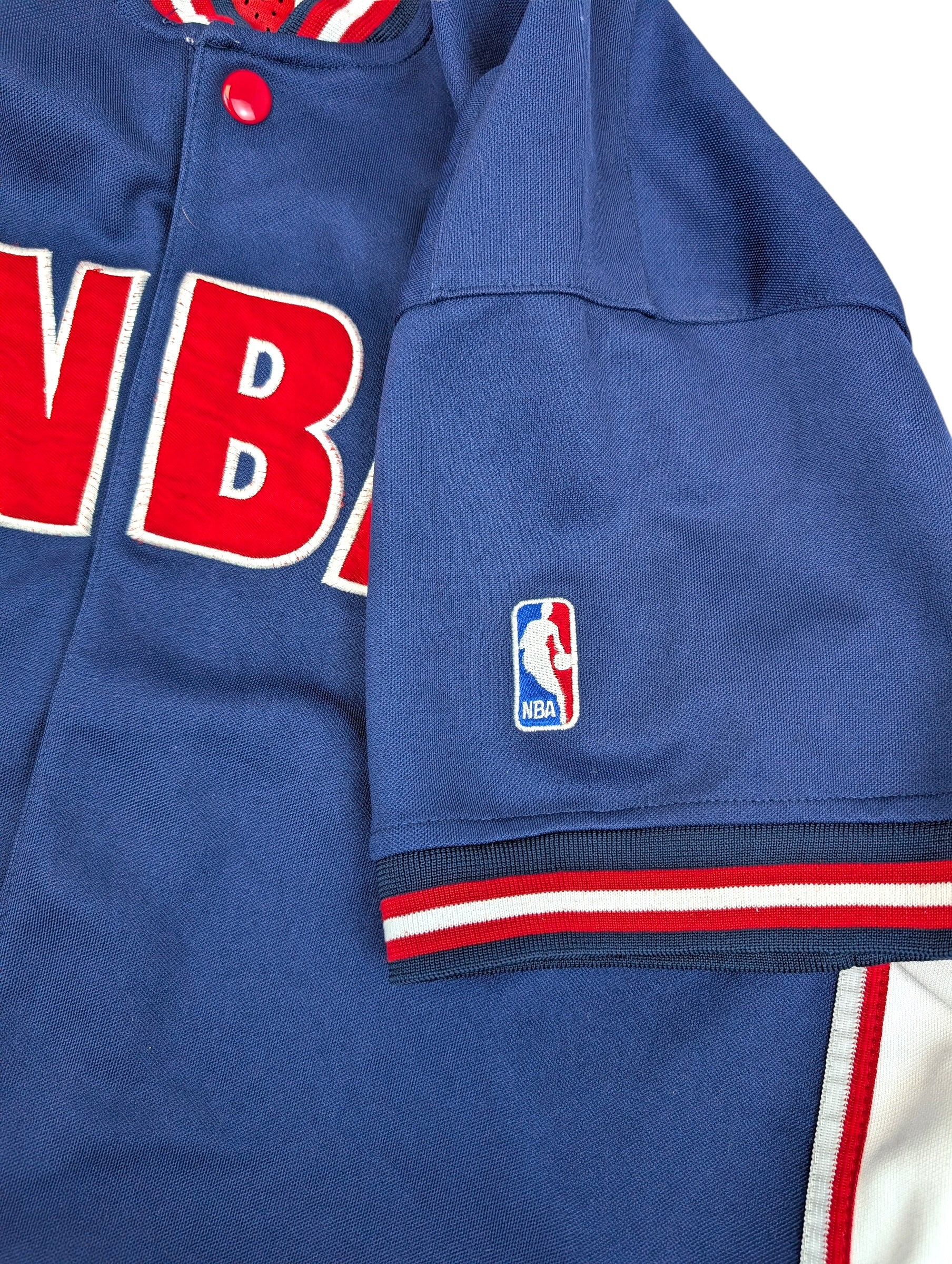 NBA koszula baseballowa oversized warm up shirt koszykarska koszulka 2000s vintage Nike