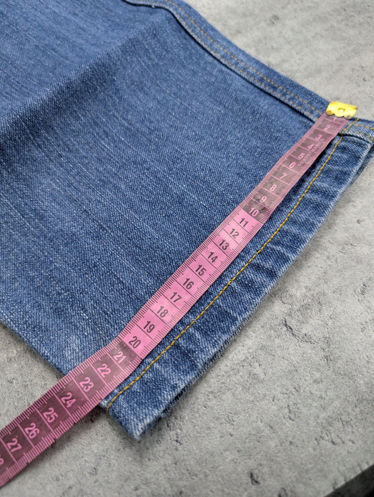 Raw Blue Dollar Sign Graphic Baggy Y2K Vintage Jeans Loose Fit HipHop RARE