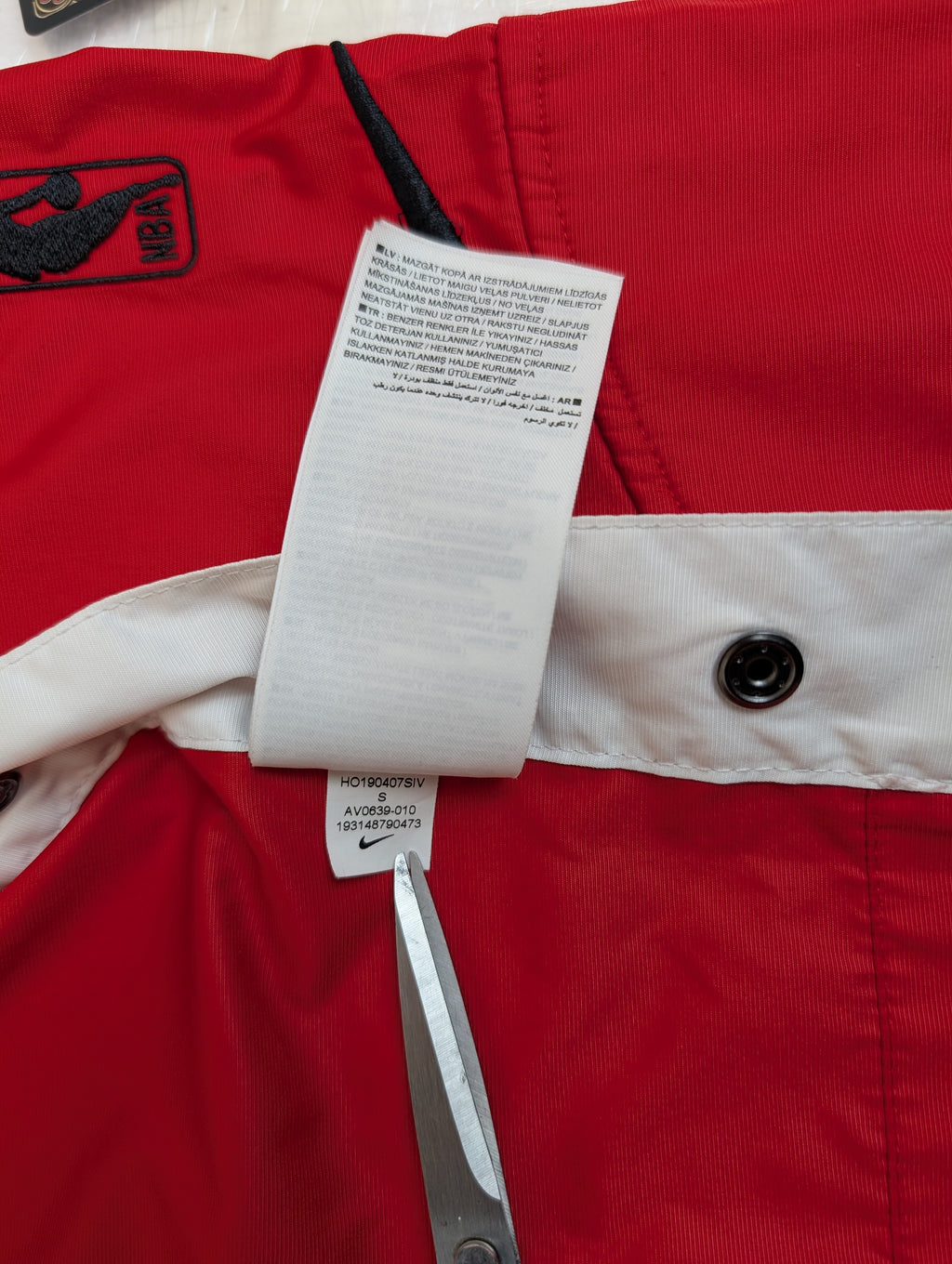 Nike x Chicago Bulls Kurtka rozpinana dresowa nba wiatrówka tracksuit jacket