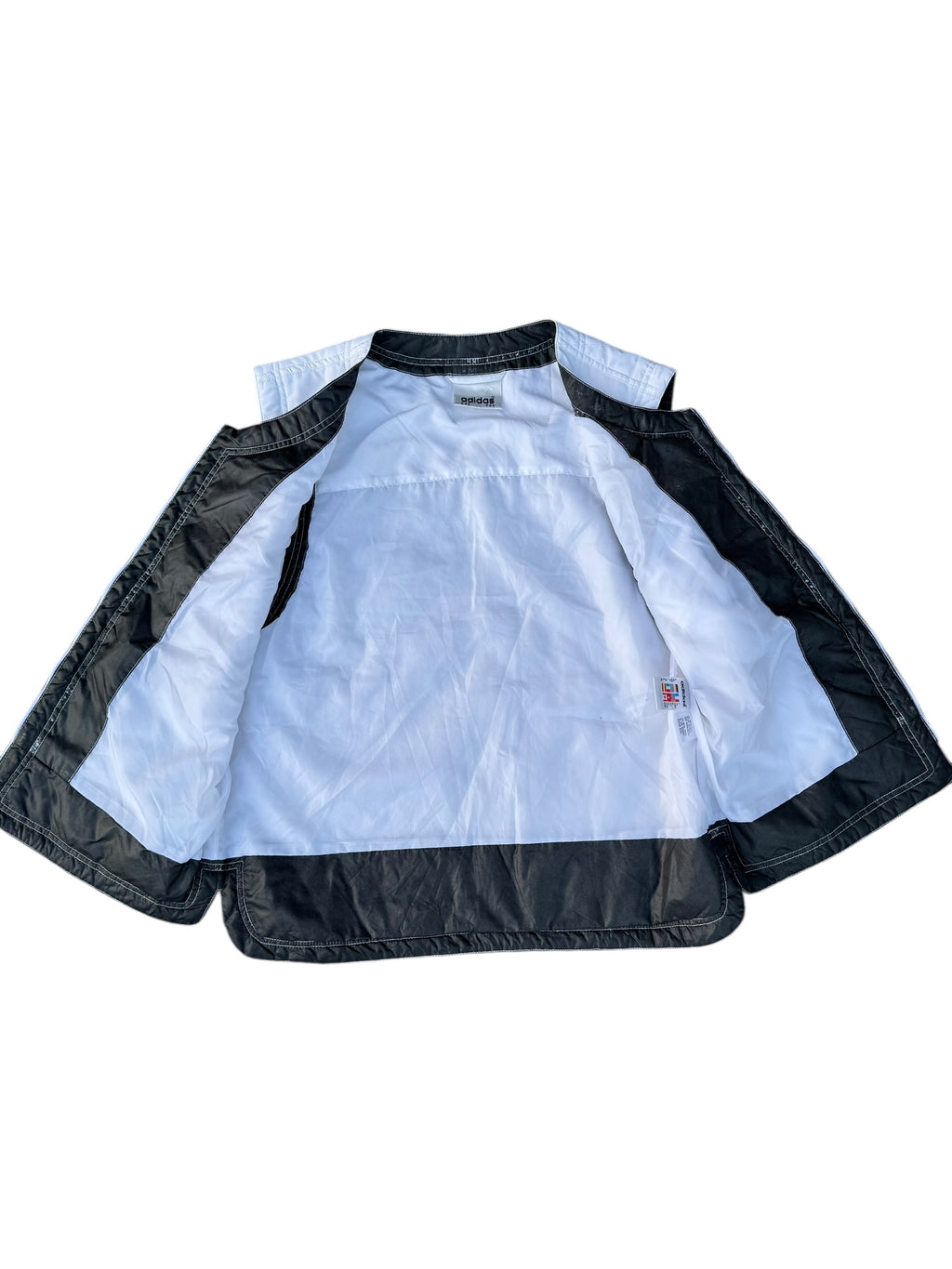 90s Kamizelka Bezrękawnik Adidas Vintage Kurtka Rozpinana Layering Streetwear Tennis