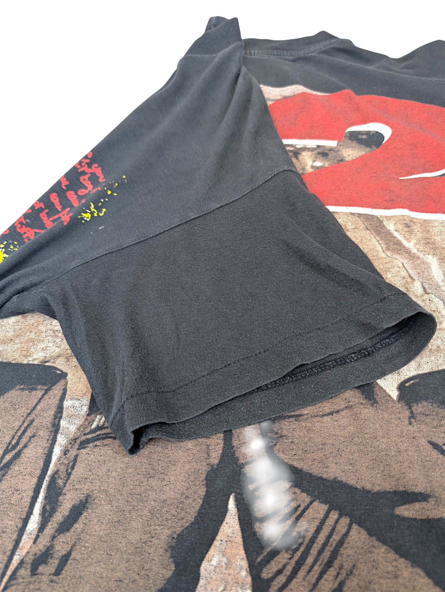 U2 Vintage Band 90s Single Stiched Rap Tee Koszulka z nadrukiem muzyka koncertowa