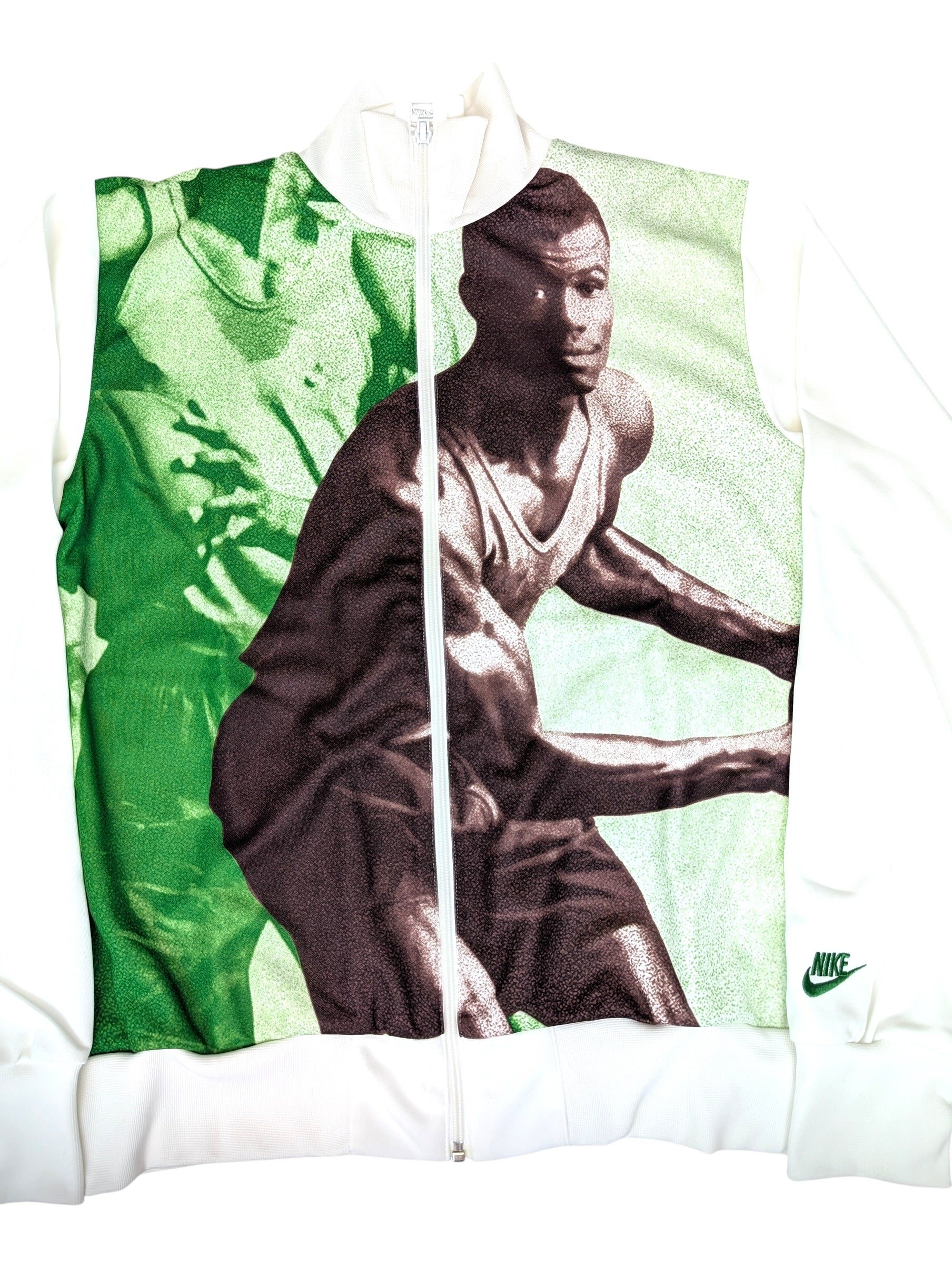 NWT Nike Basketball Koszykarski Tracksuit Jacket 00s David Robinson Bluza rozpinana vintage y2k AOP