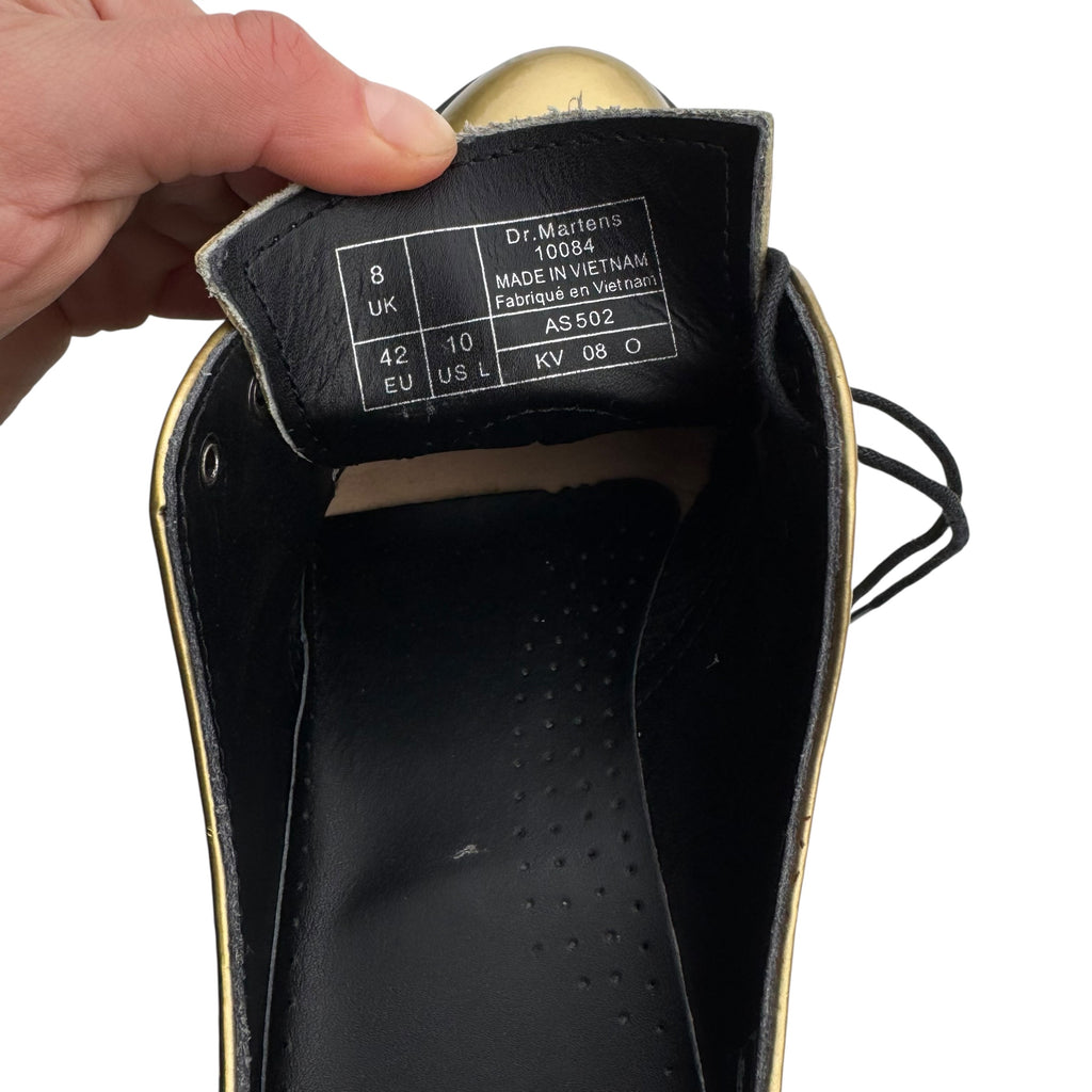 1461 GOLD spectra patent Oxford doc martens dr buty loafersy martensy 42