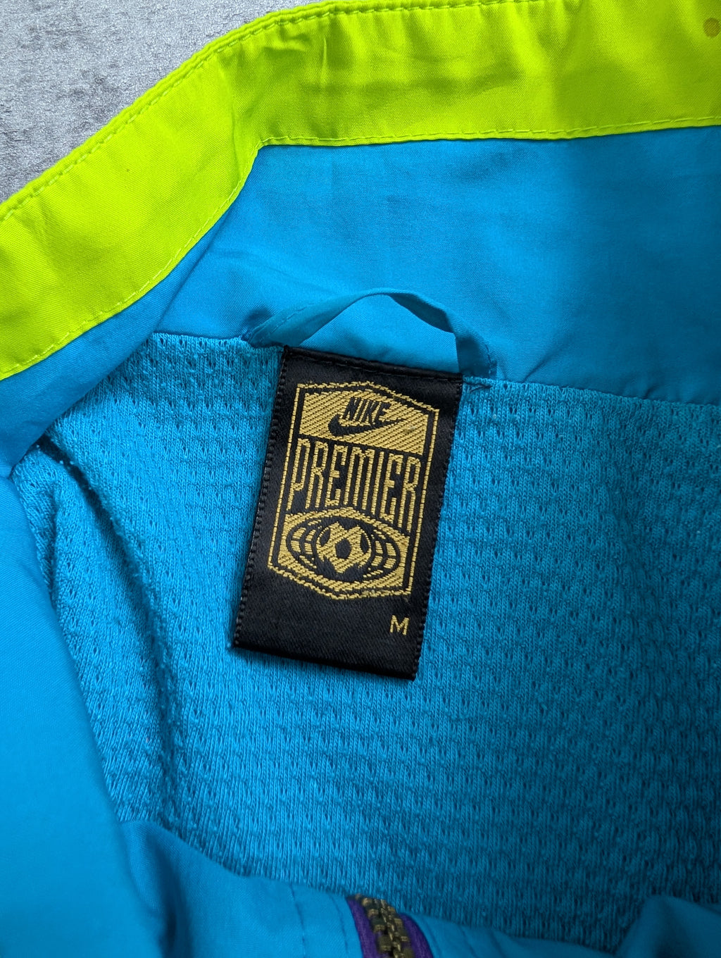 Nike Premier League 90s Vintage Windbreaker Tracksuit Jacket Graphic AOP