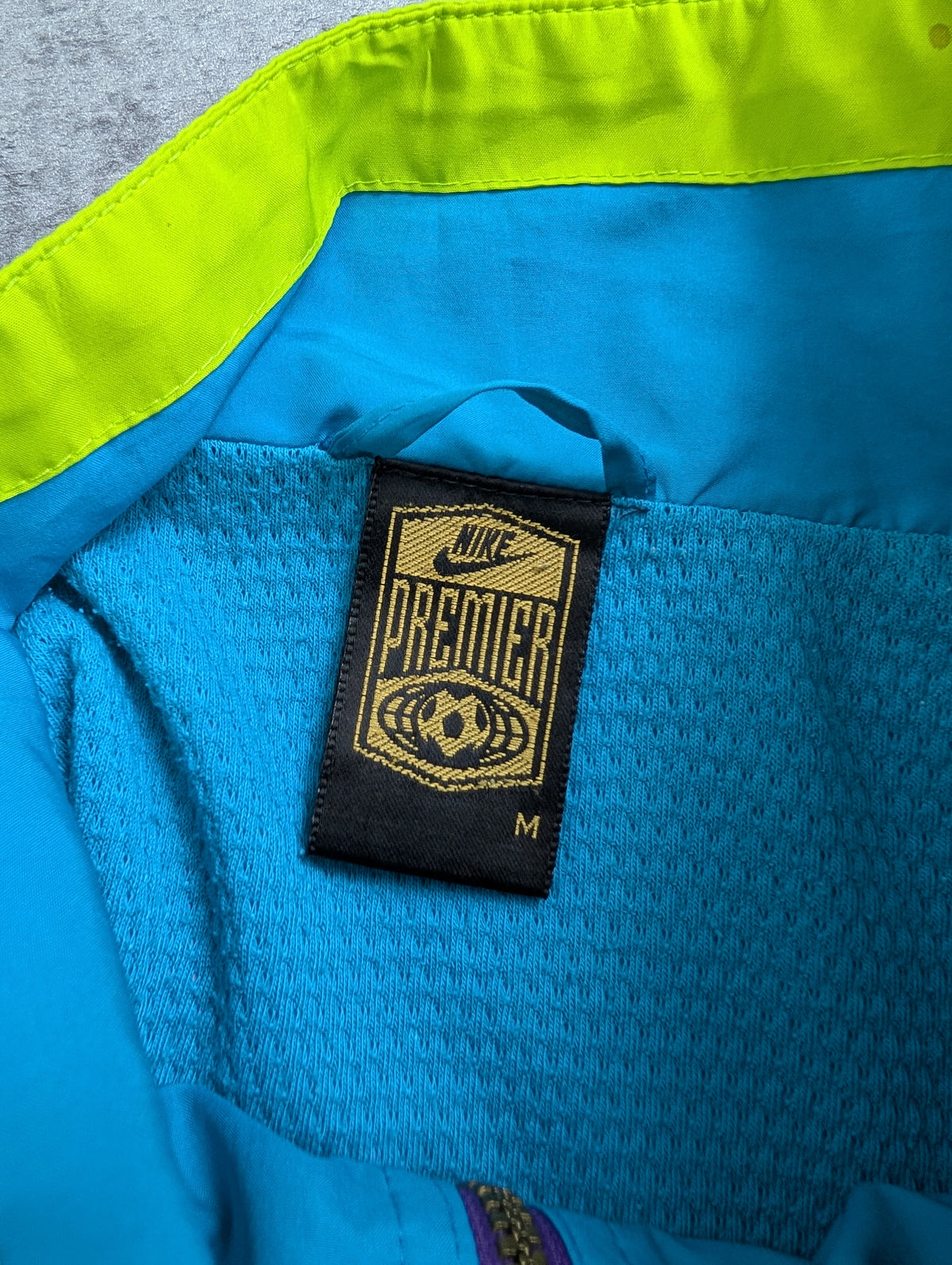 Nike Premier League 90s Vintage Windbreaker Tracksuit Jacket Graphic AOP