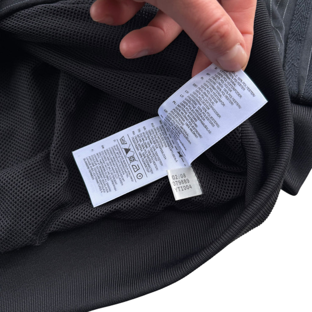 Bluza rozpinana tracksuit jacket y2k 2000s w paski vintage full zip