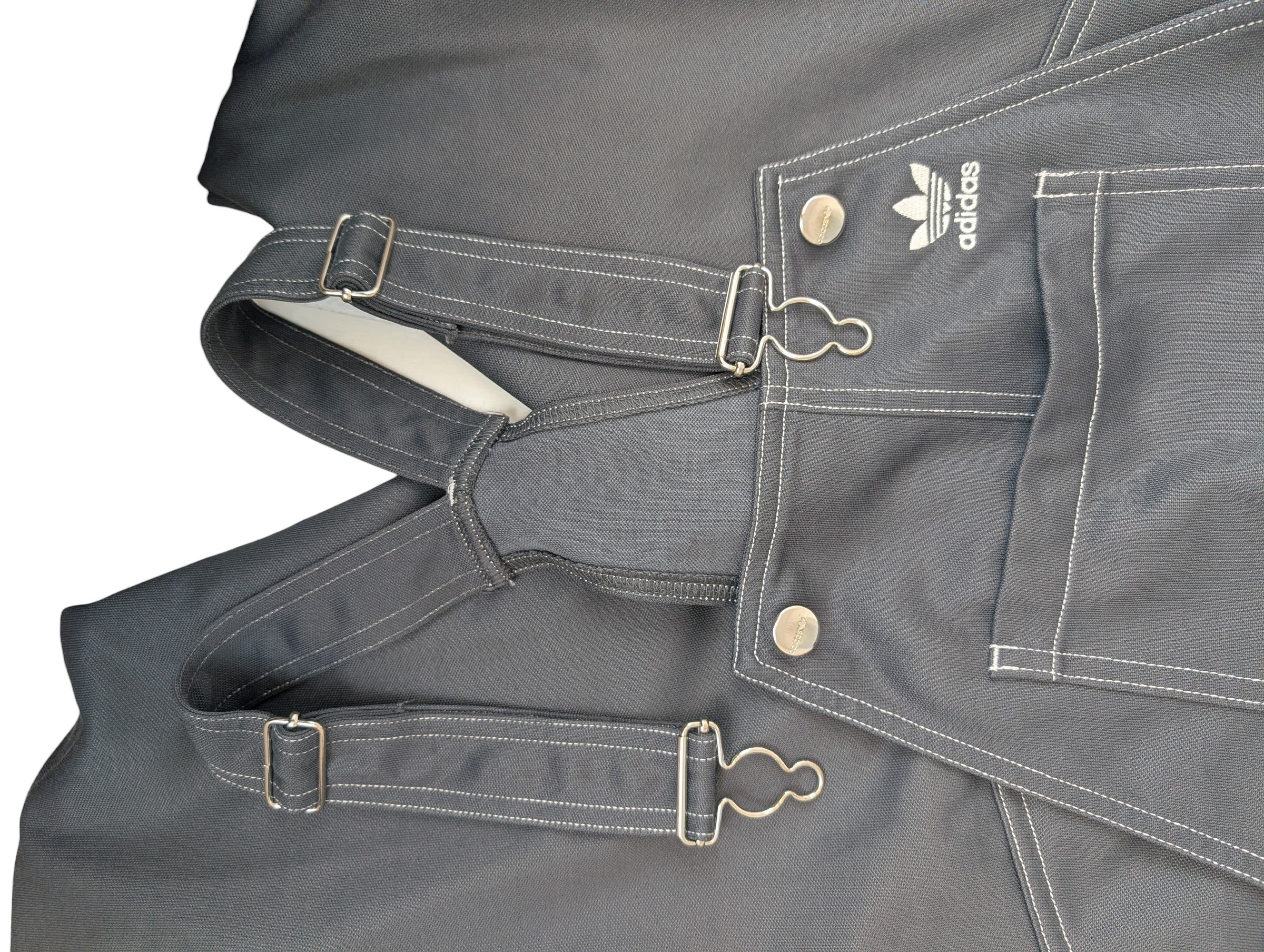 Ogrodniczki Damskie Adidas Spodnie luźne hippie Streetwear jeansowe denim oldschool