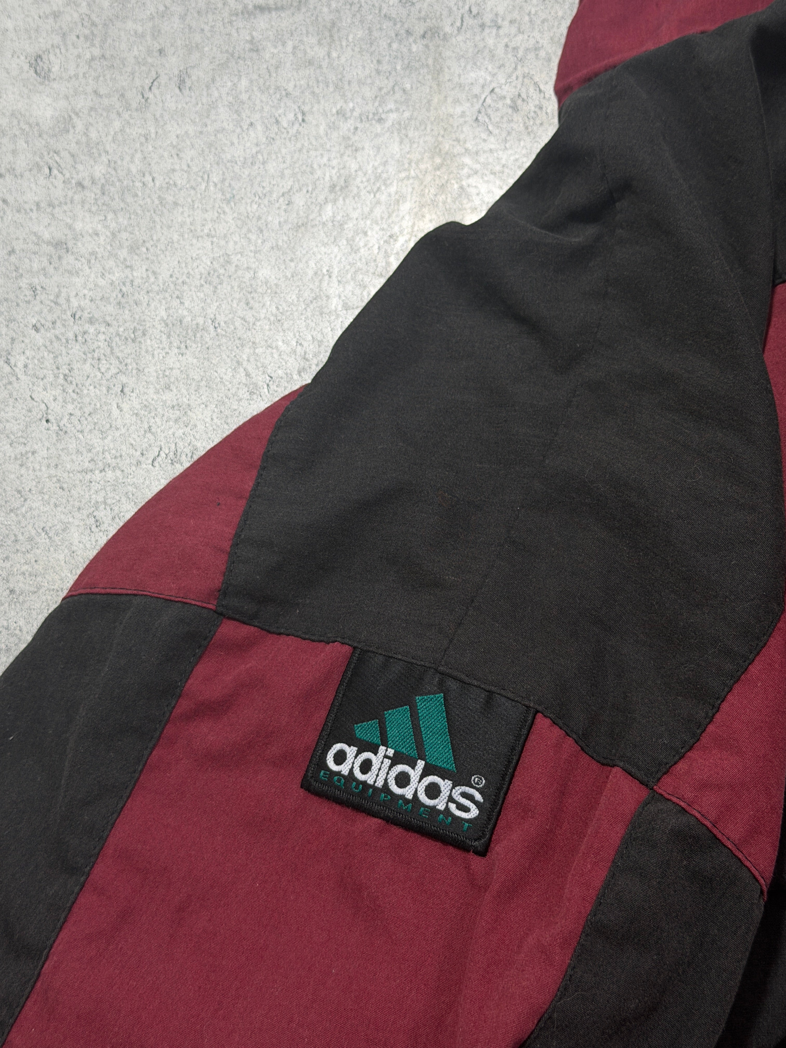 Vintage 90's ADIDAS EQUIPMENT Striped Jacket zip up