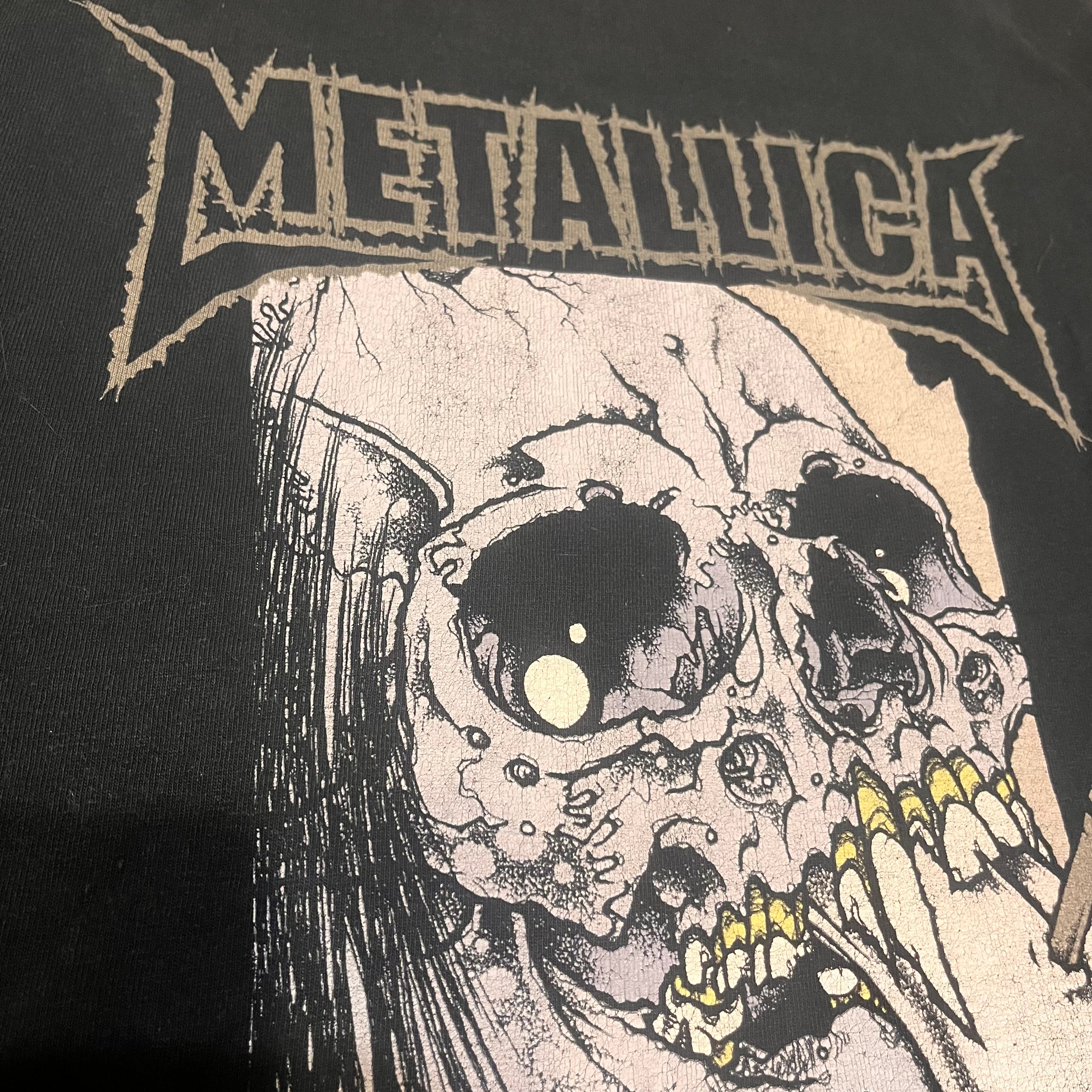 T-shirt z trasy koncertowej Metallica 2007 Gildan Sick of the studio band merch tee