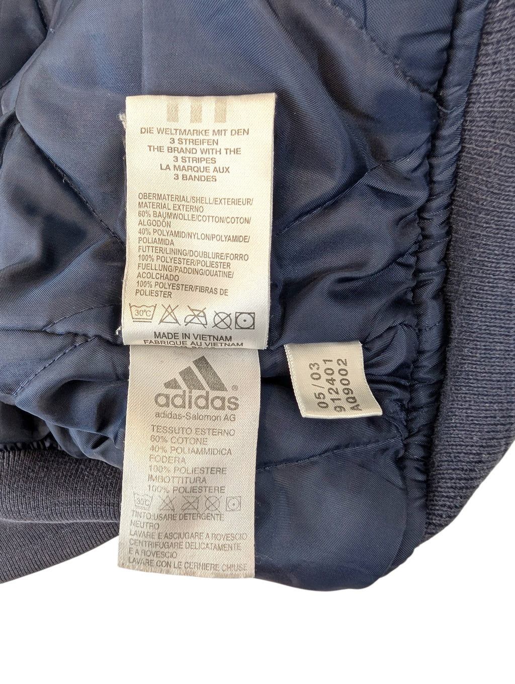 Vintage Oversized adidas 2XL kurtka Bomberka baseball varsity jacket oldschool