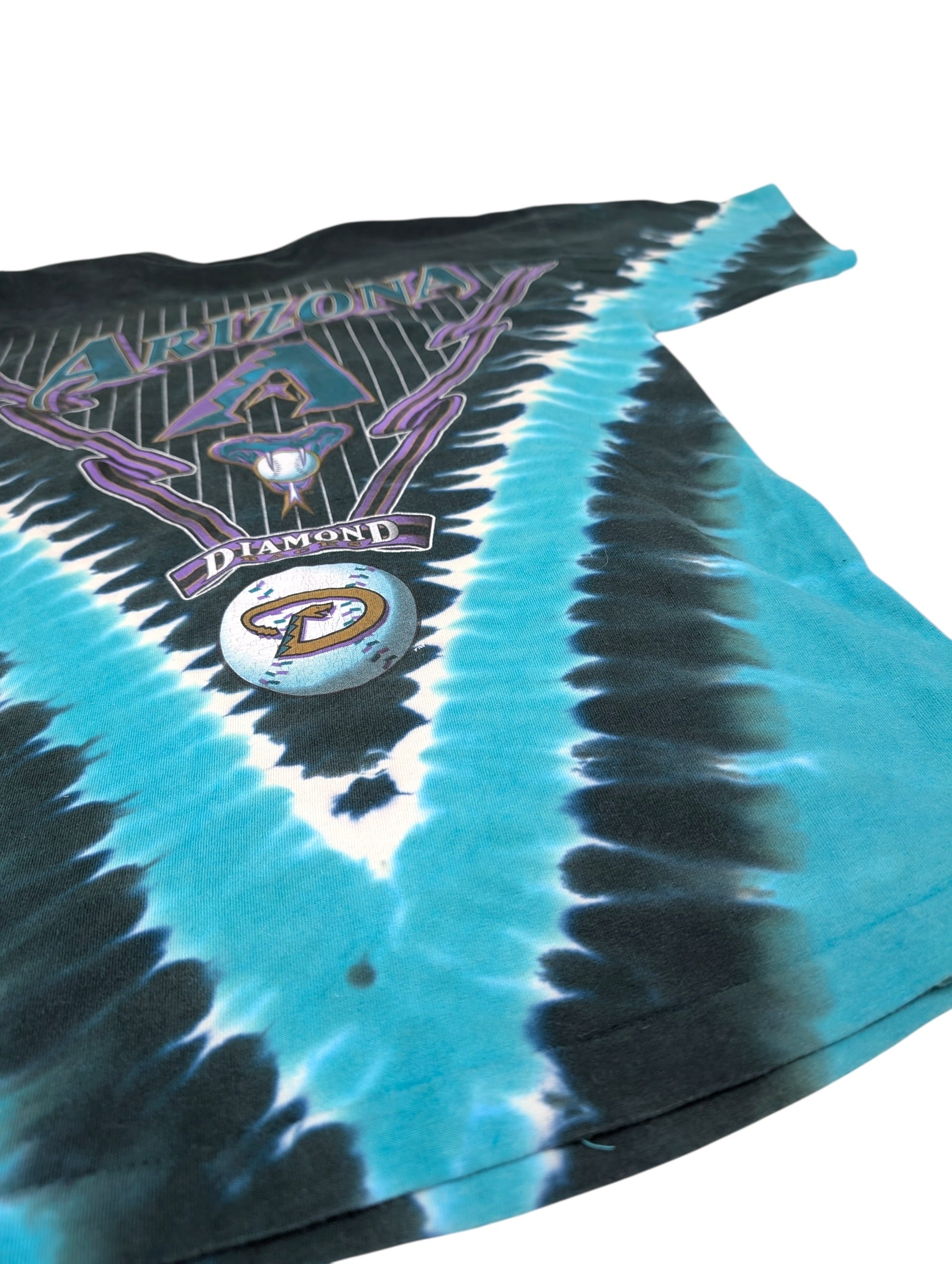 90s Arizona Diamondbacks RARE mlb koszulka tie dye AOP z nadrukiem vintage