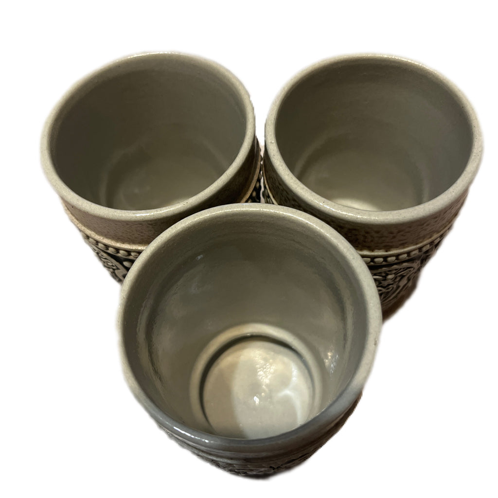 Vintage Gerz ceramics Made In West Germany czarki z orientalnymi zdobieniami