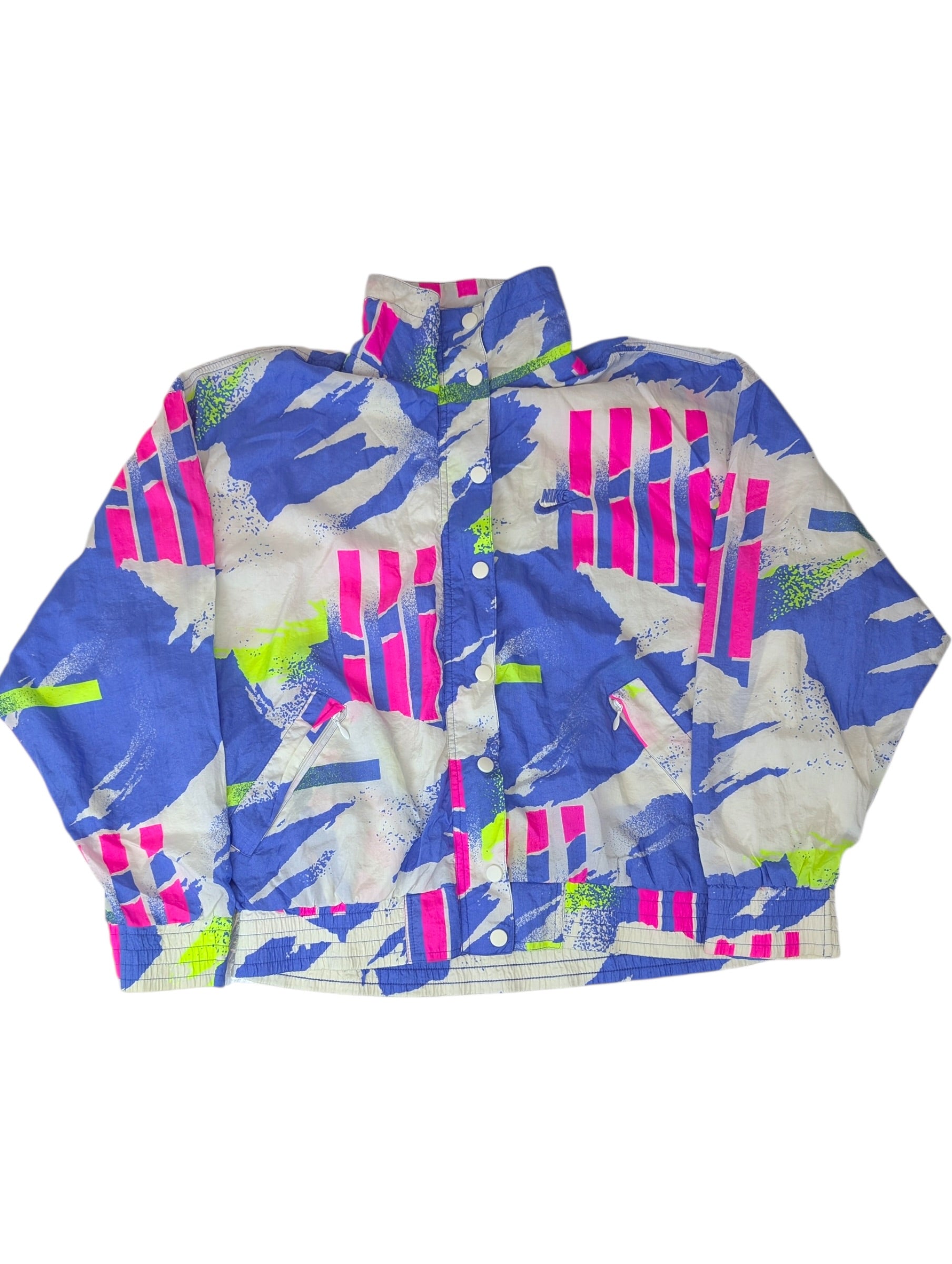 Nike 90s Court Challenge Vintage Andre Agassi US Open Windbreaker Tracksuit Jacket Kurtka Wiatrówka
