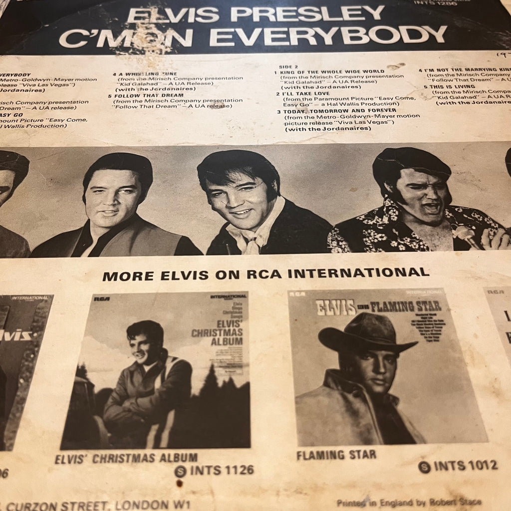 Płyta winylowa vinyl Elvis Presley C’mon Everybody 1971 RCA Limited