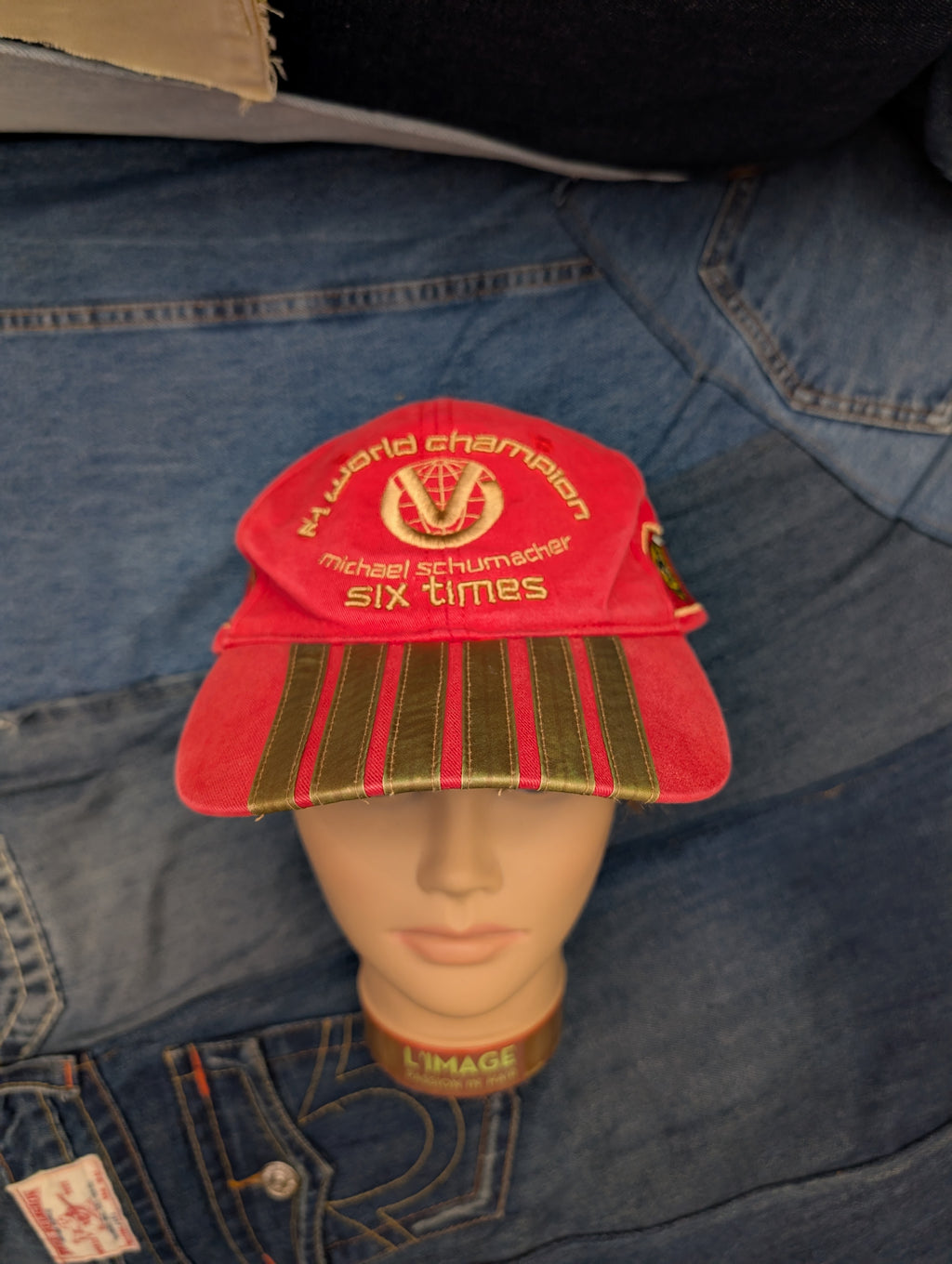 6x Champ Ferrari F1 World Champion Michael Schumacher Racing Cap Czapka z daszkiem racing vintage