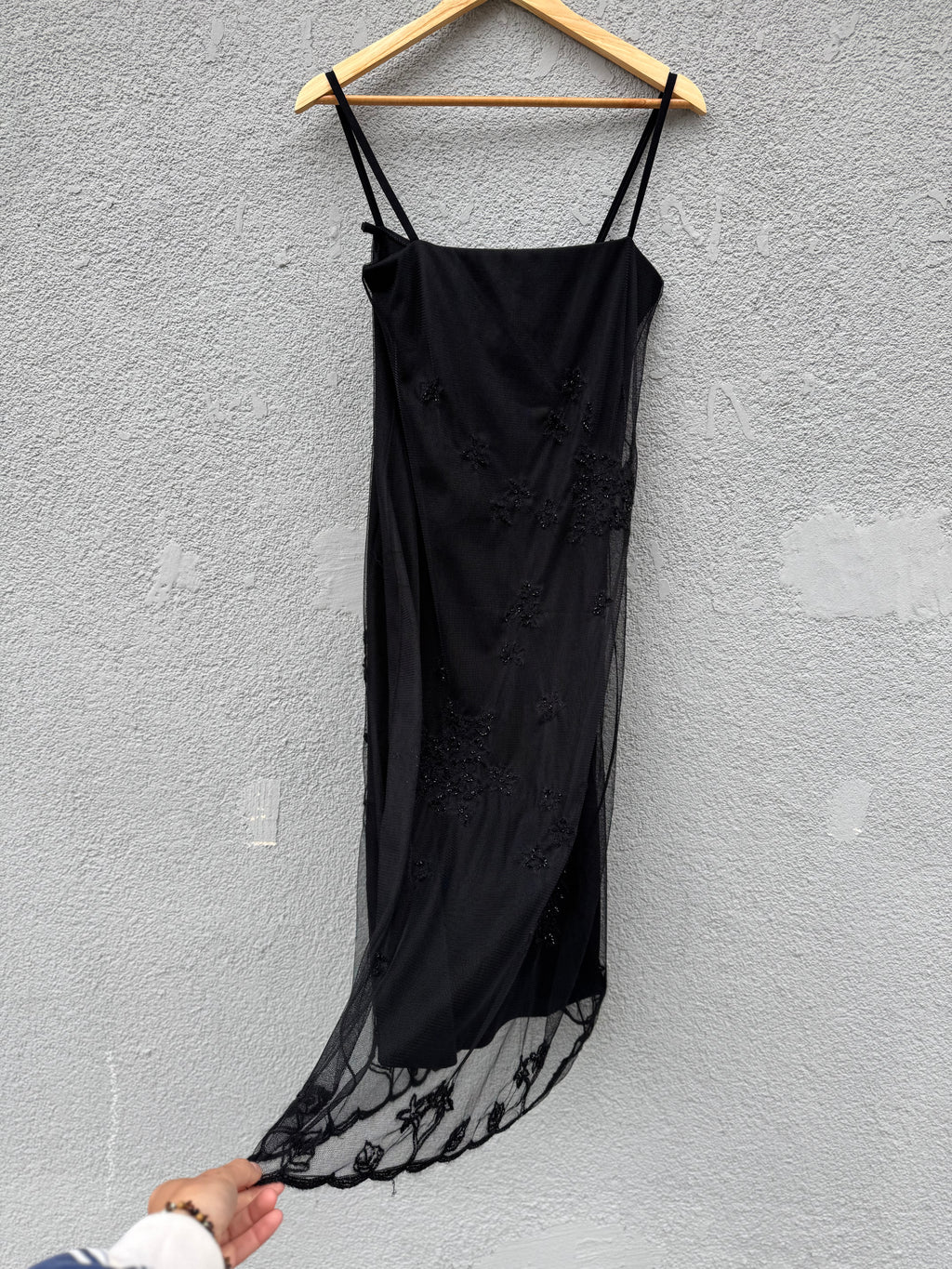 90s Max Mara Embellished Old Money Elegancka wyjściowa party gala Vintage dress
