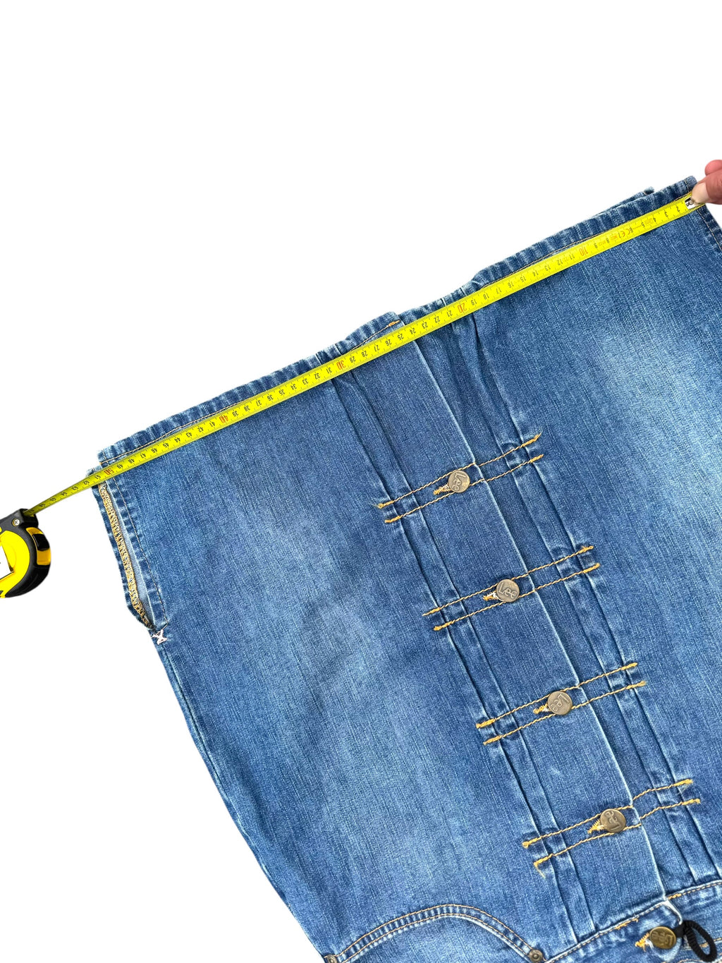 Lee Vintage 90s rozpinana spódnica jeansowa dżinsowa Mini Sexy