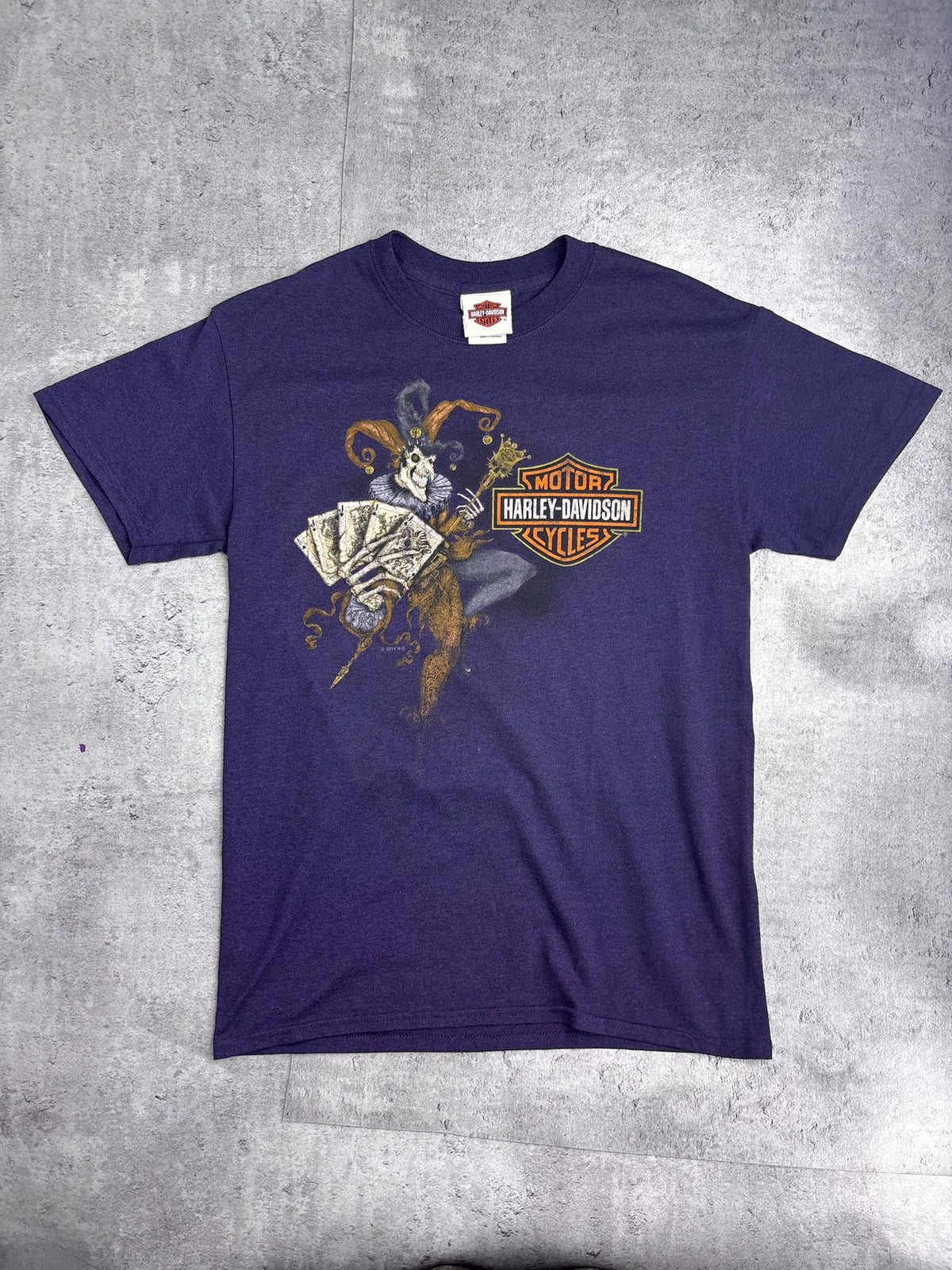 Joker 2000s Harley Davidson Graphic Tee Shirt