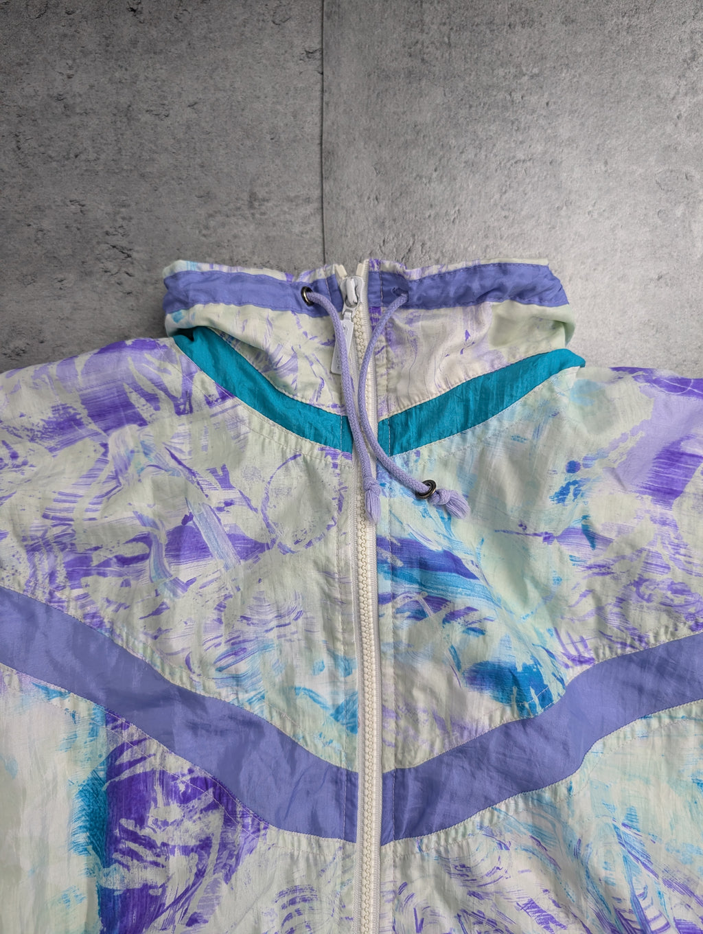 90s Adidas Mixed Colors Pallet Vintage Windbreaker ZIP UP Jacket