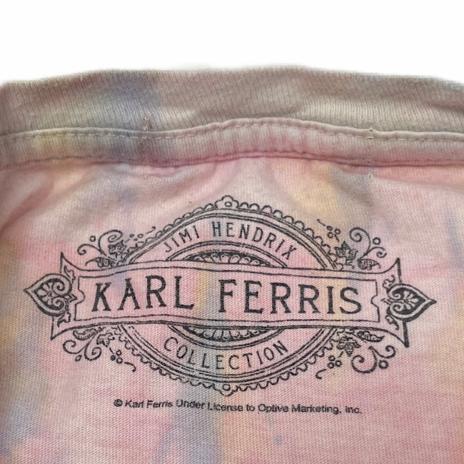 Tie Dye Jimi Hendrix Psychedelic Rock T-shirt Hippie Karl Ferris koszulka koncertowa Band Tee Big Print