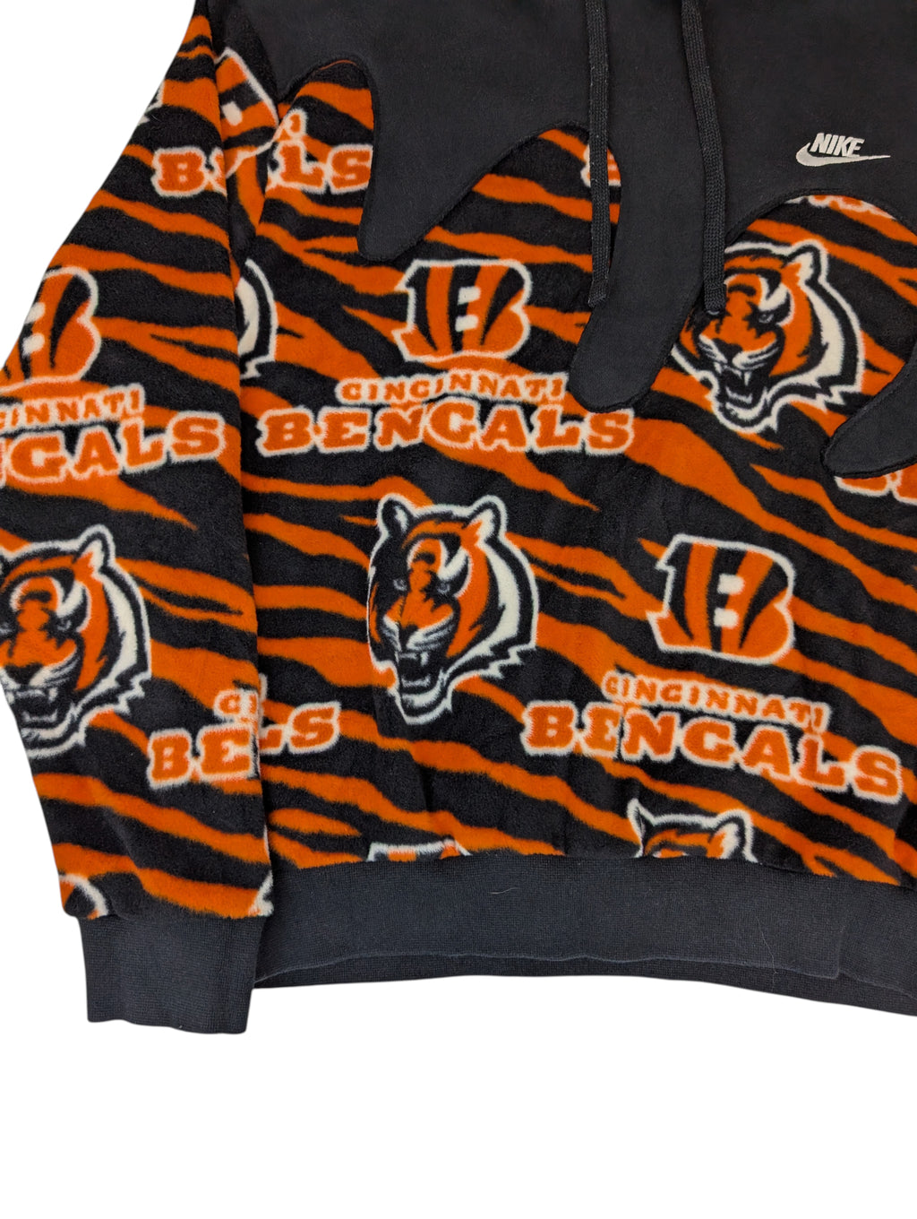 Nike upcyckling bluza z kapturem z Koca Cincinnati bengals NFL sportowa