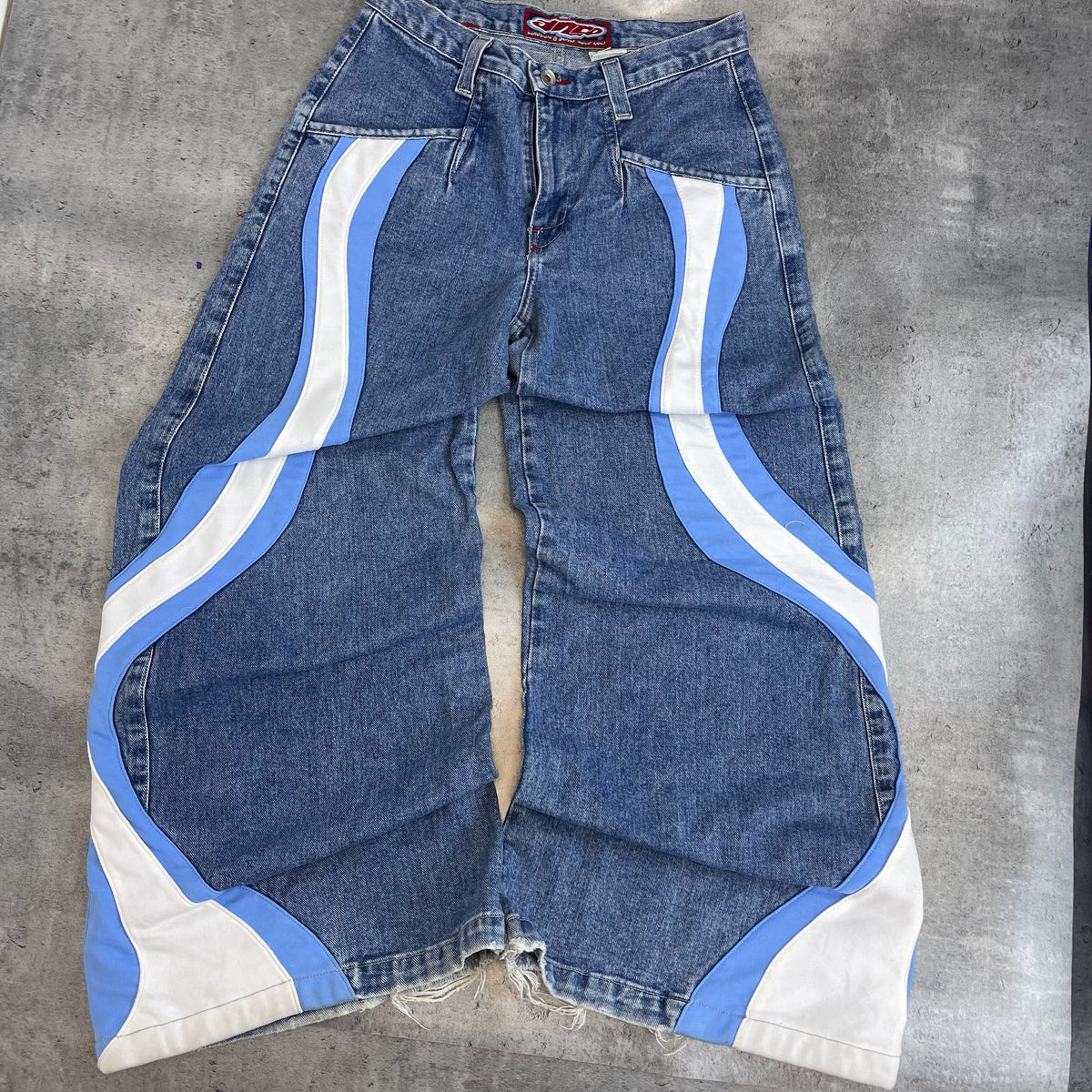 1998 RARE Jnco Hypnotix Girlie Stuff Line Baggy Jeans