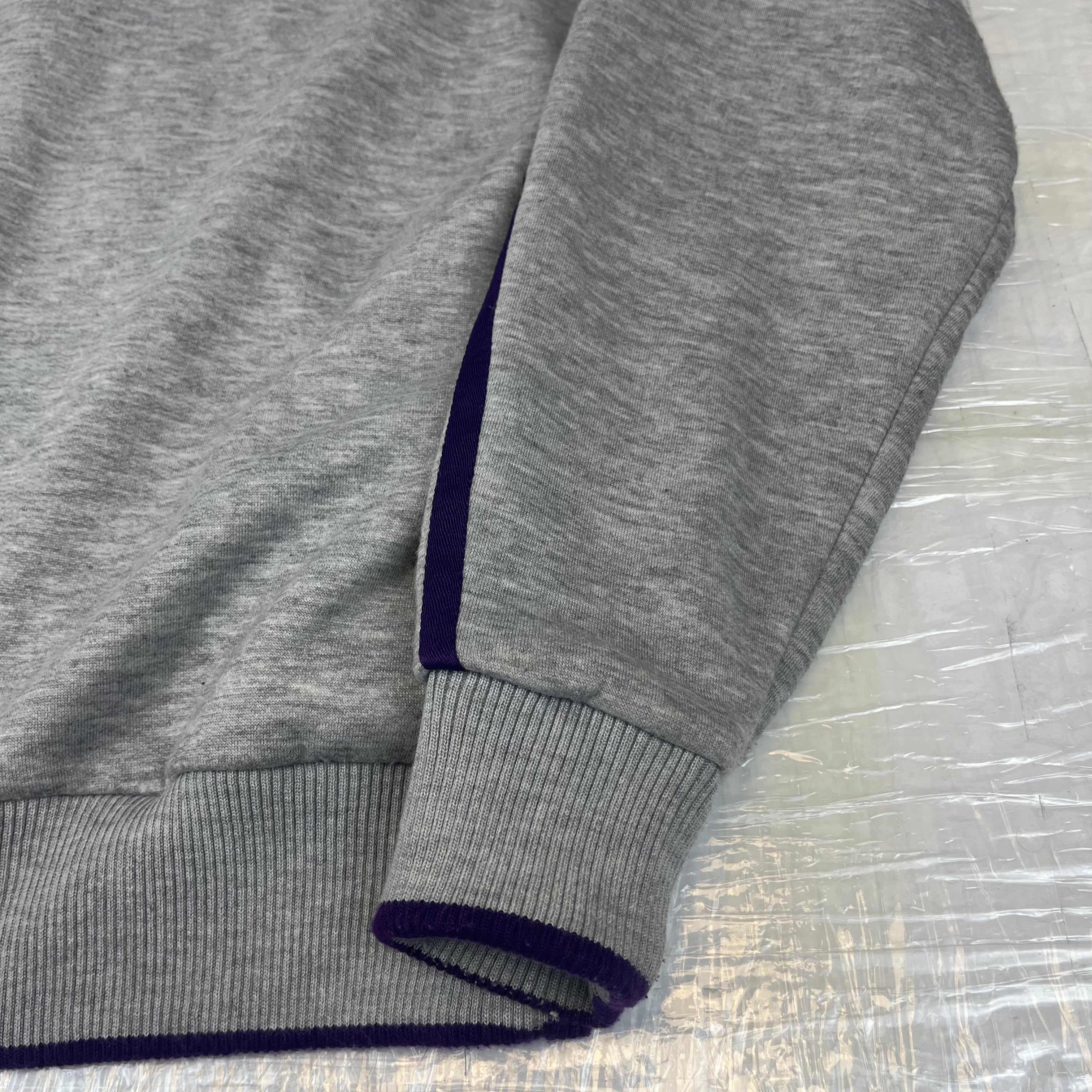 Grey Lonsdale London Zip Up Hoodie szarą rozpinaną sportowa bluza