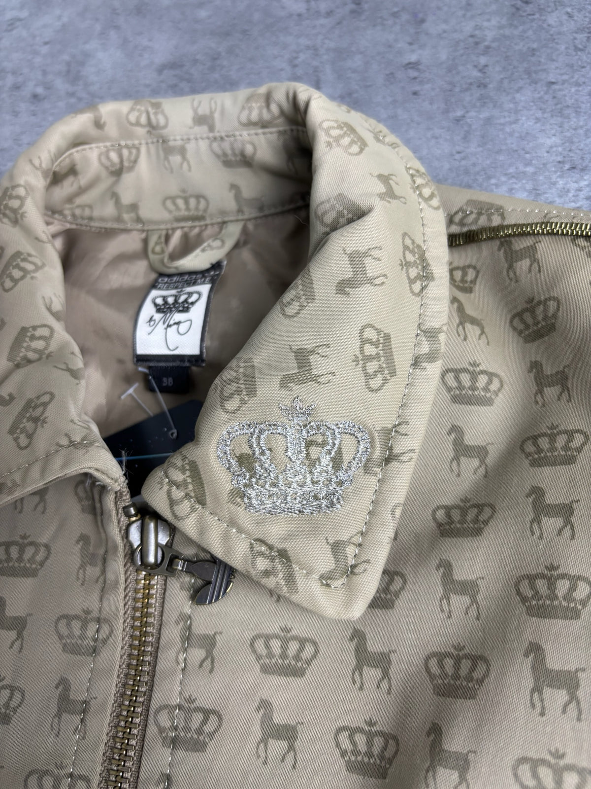 Adidas Monogram Respect Me Missy Eliot Bomber Jacket