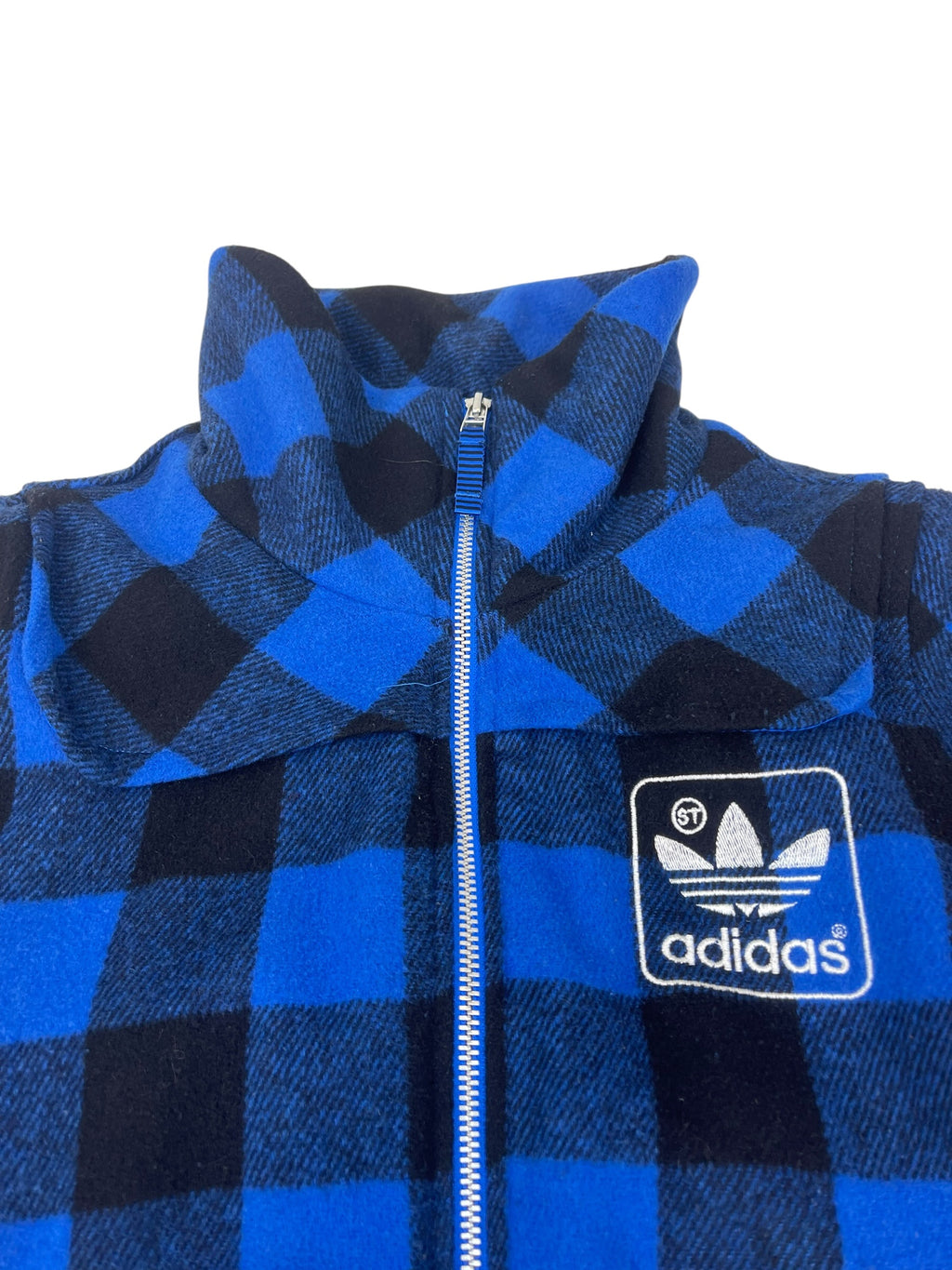 Adidas y2k flannel jacket kurtka bomberka w kratkę cropped originals