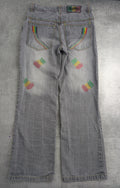 Raw Blue Vintage Baggy Reggea Spodnie Jeansowe Jeans