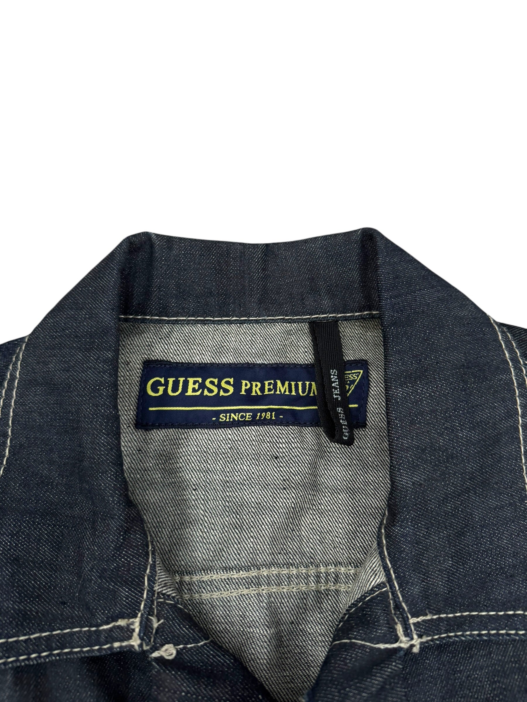 Rare 2008 Kurtka Jeansowa Trucker Jacket Denim Guess Premim