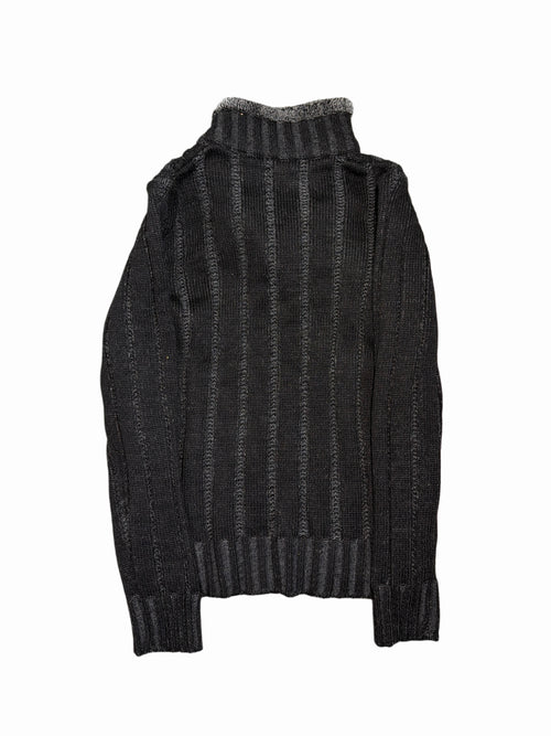 2000s Knit washed avantgarde sweter vintage unique
