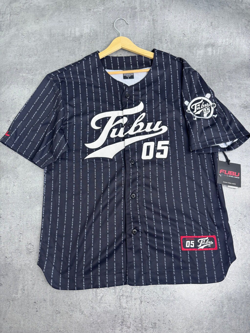 Nowy Jersey FUBU Koszulka Futbol NFL Amerykańska Skater Rugby Y2K Vintage HipHop