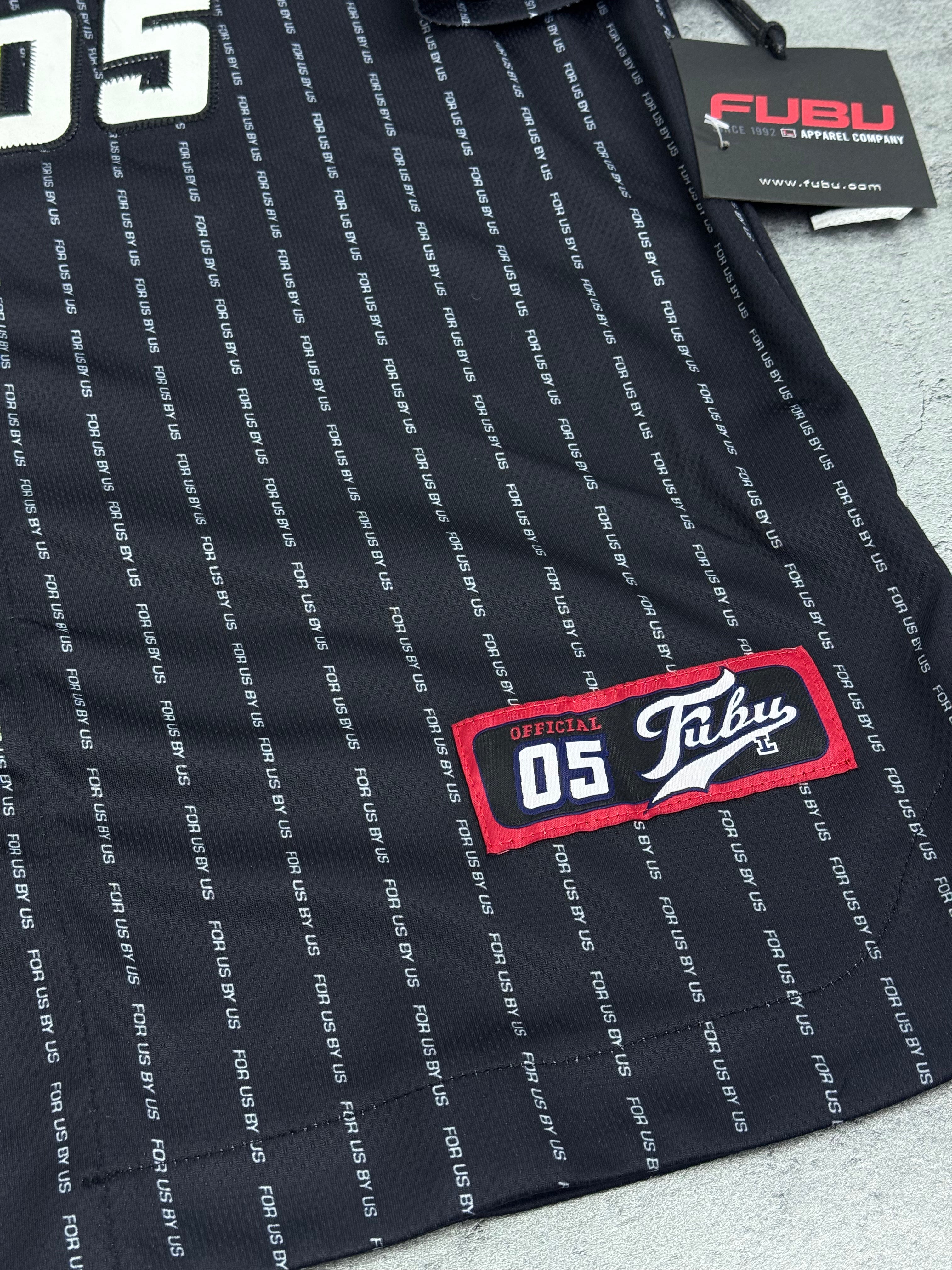 Nowy Jersey FUBU Koszulka Futbol NFL Amerykańska Skater Rugby Y2K Vintage HipHop