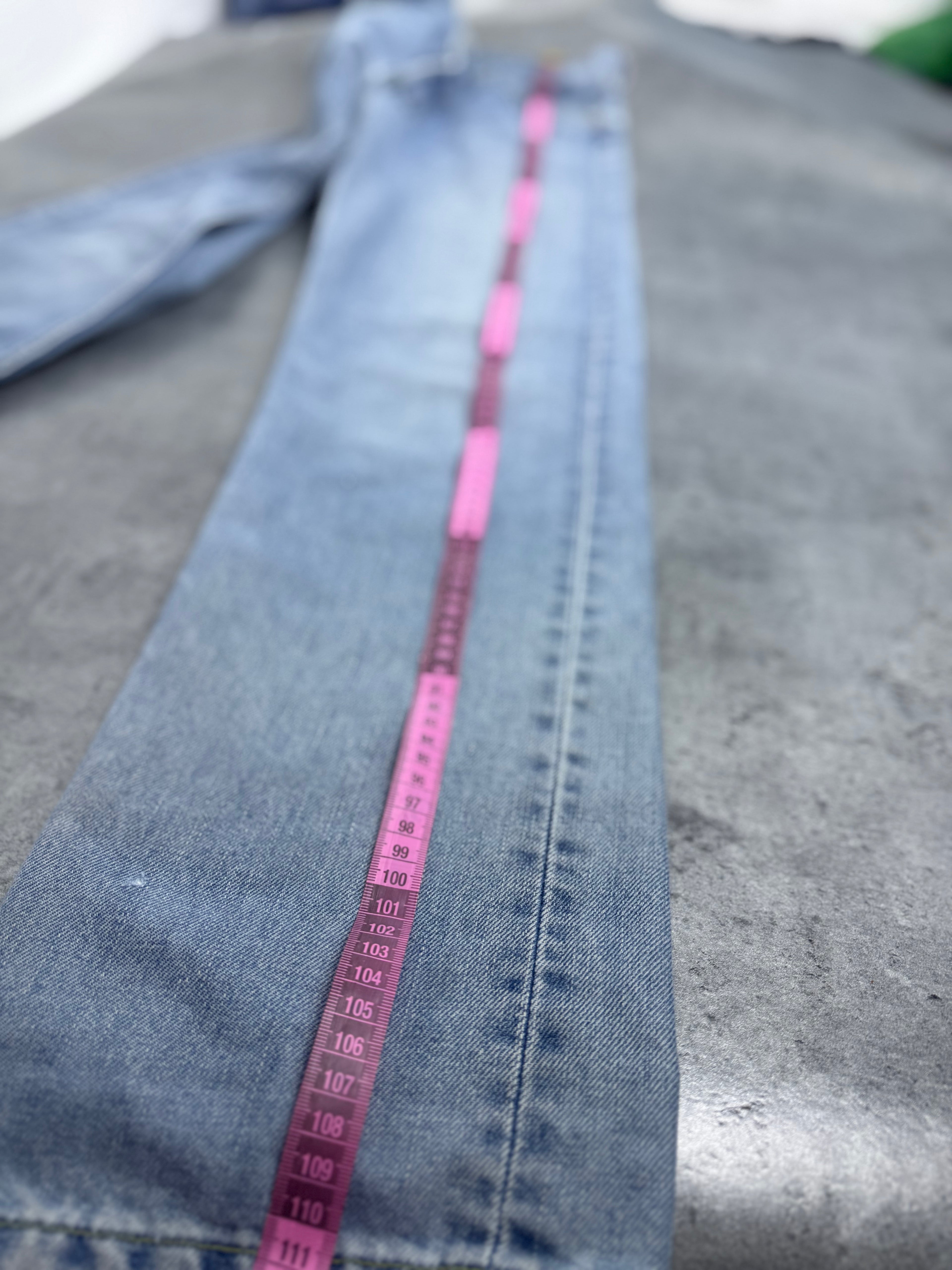 Levi’s 501 2001 Vintage True Niebieskie Błękitne Straight CoolMax Jeans Spodnie Jeansowe
