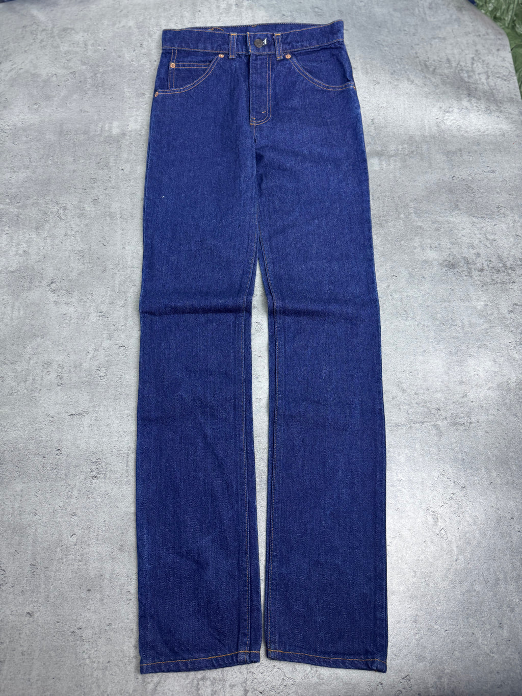 Levi’s Vintage Orange Tab 80s Rurki Skinny Straight Leg Denim Jeans spodnie jeansowe 90s vintage