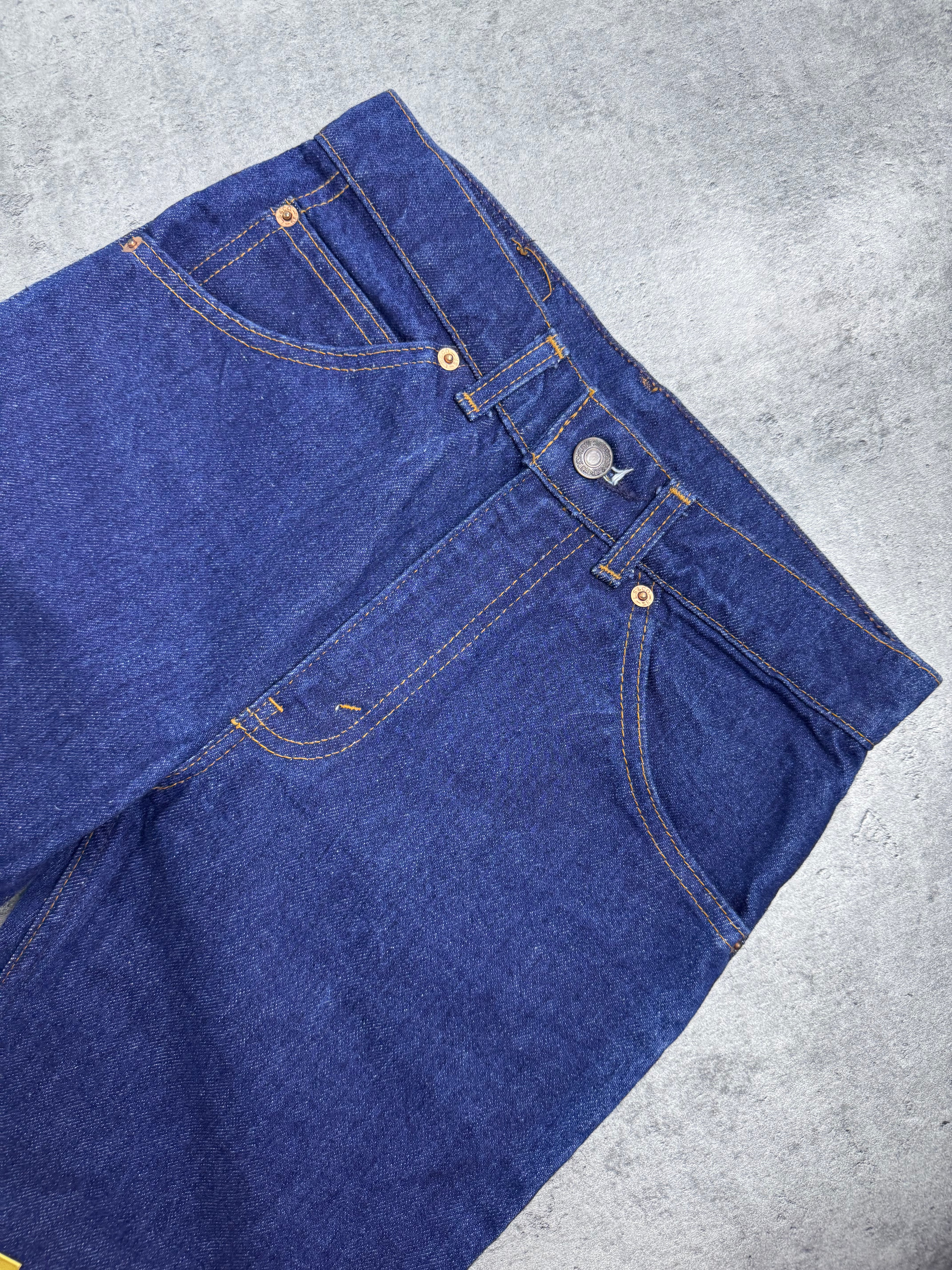 Levi’s Vintage Orange Tab 80s Rurki Skinny Straight Leg Denim Jeans spodnie jeansowe 90s vintage