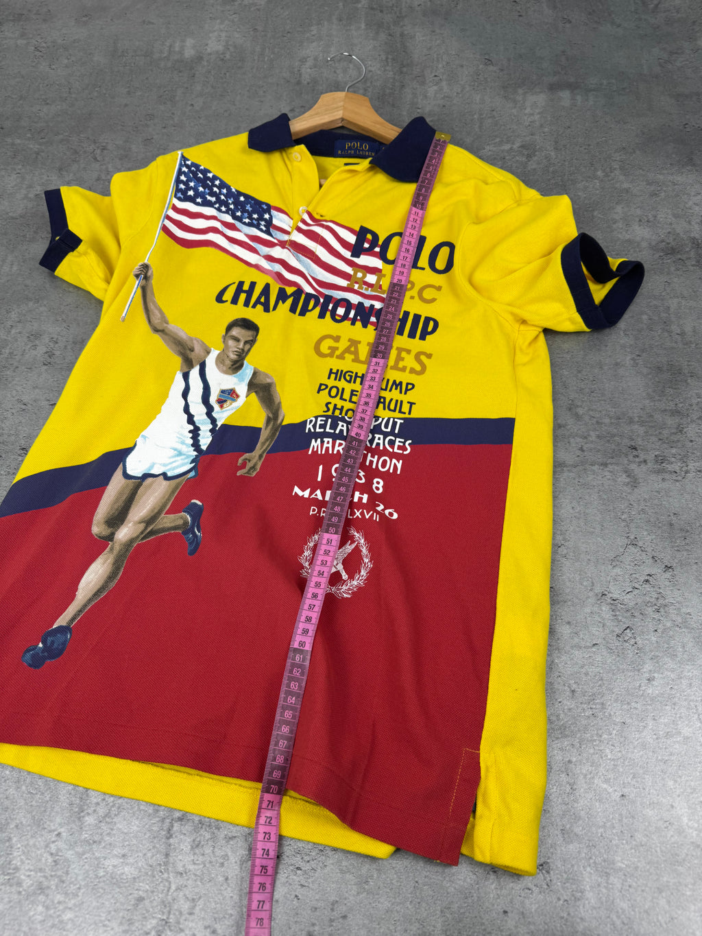 Polo Ralph Lauren Championship Games Big Logo Collared Shirt Olympic Sport 90s Style Tennis Athletics Chief Keep