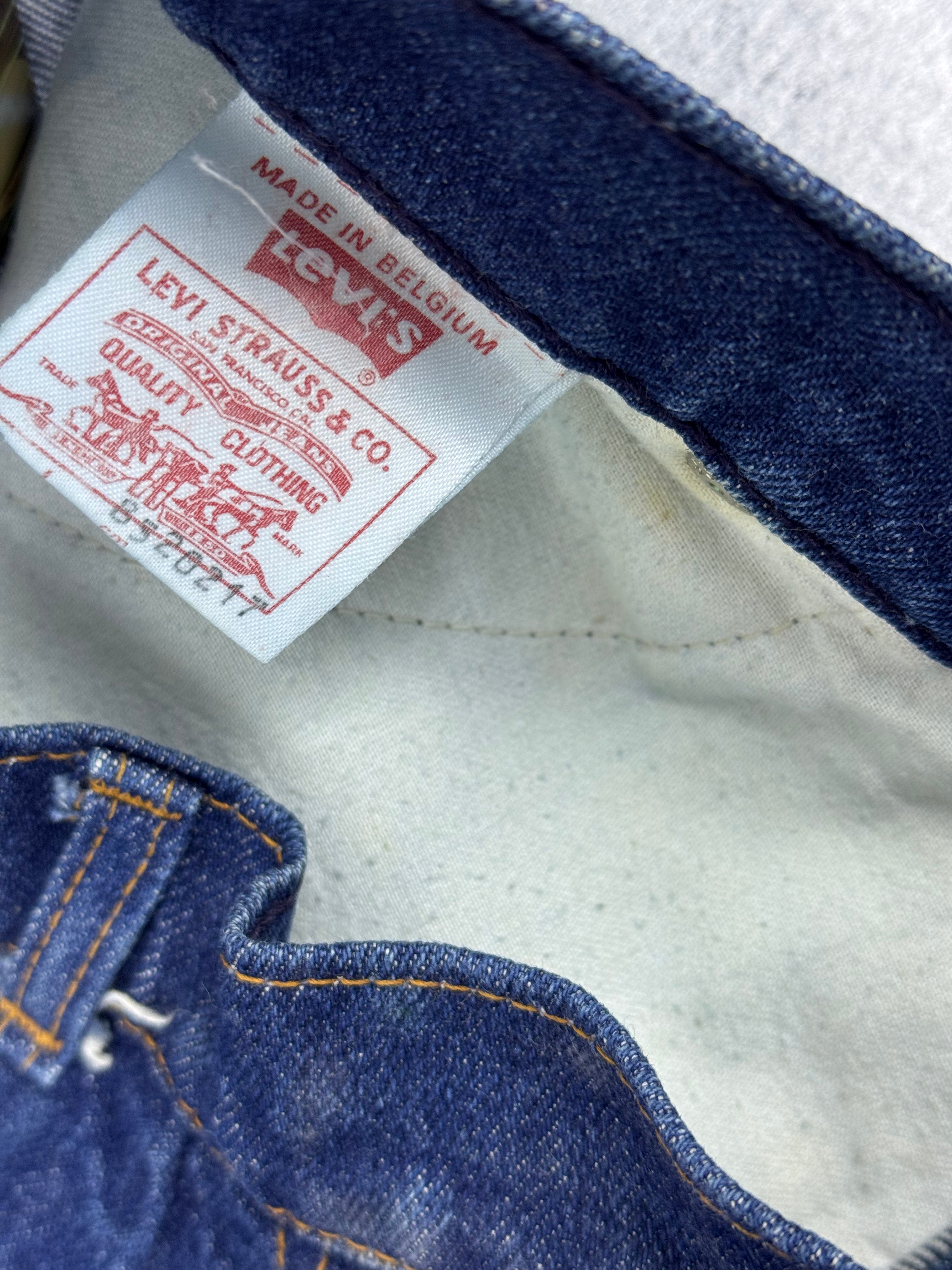 90s Levi’s Skirt Denim Spódnica Jeansowa Midi Made in Belgium Orange Tab Rare