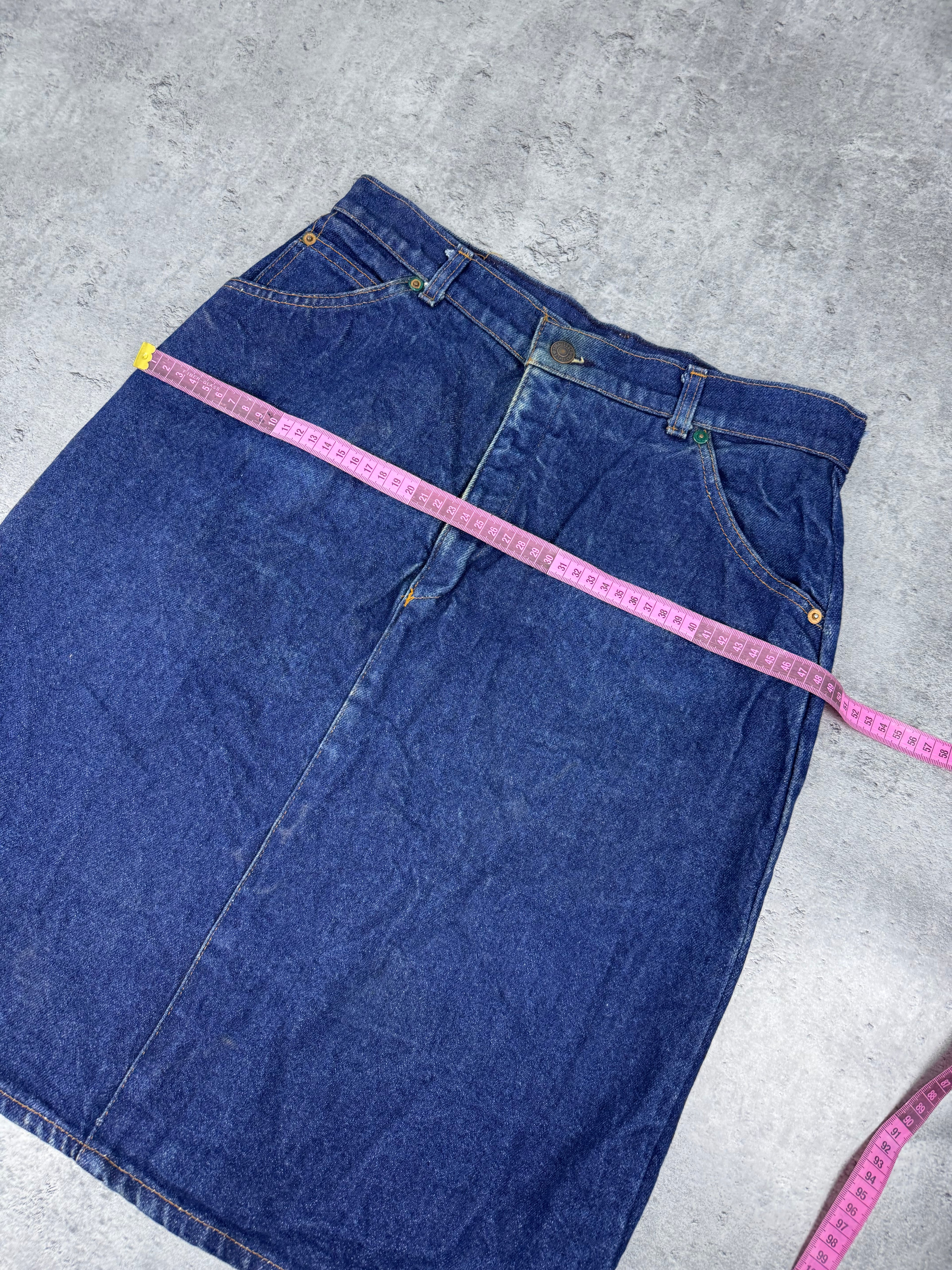 90s Levi’s Skirt Denim Spódnica Jeansowa Midi Made in Belgium Orange Tab Rare