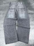 Crazy Baggy Southpole Gray Washed Hiphop Rap Jeans Spodnie eansowe jeansy 2000s 90s