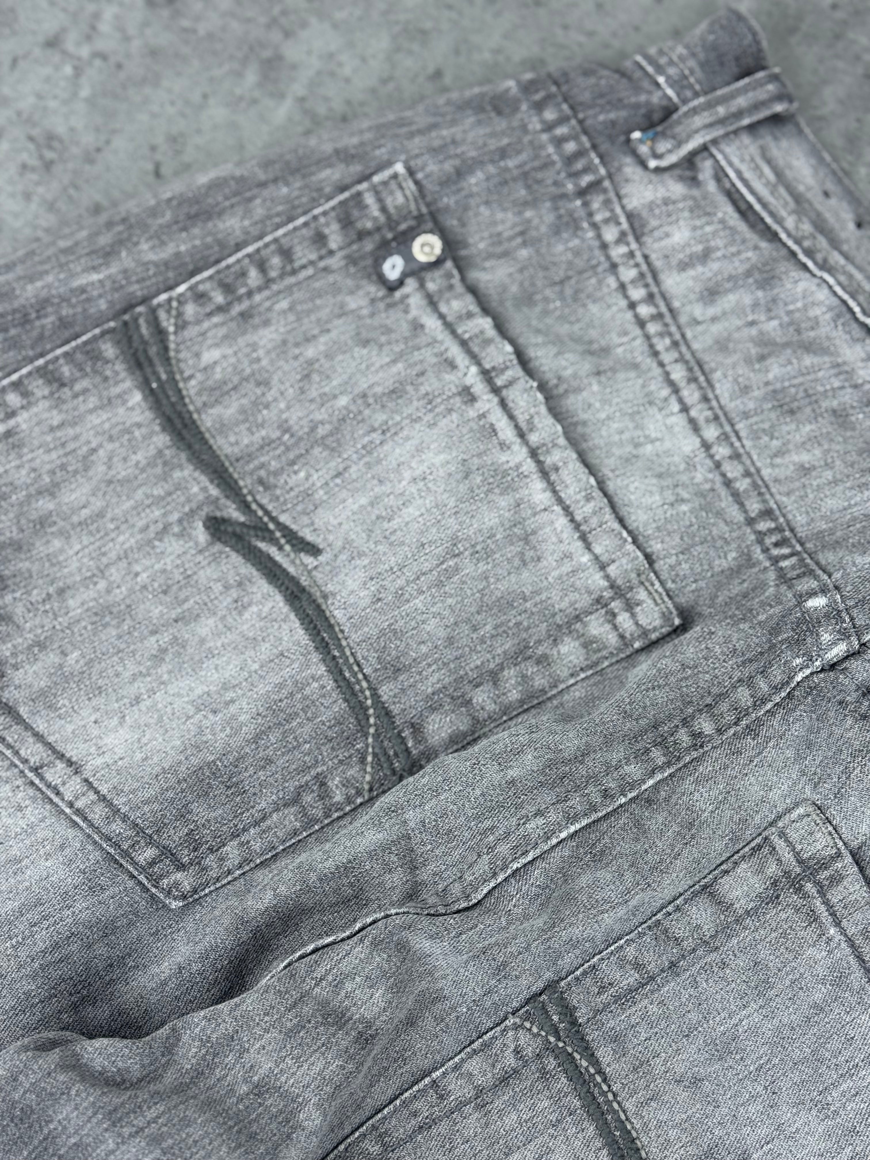 Crazy Baggy Southpole Gray Washed Hiphop Rap Jeans Spodnie eansowe jeansy 2000s 90s