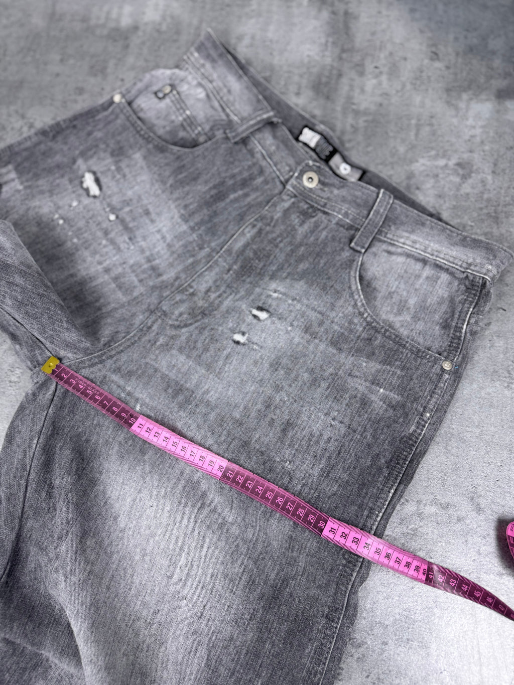 Crazy Baggy Southpole Gray Washed Hiphop Rap Jeans Spodnie eansowe jeansy 2000s 90s