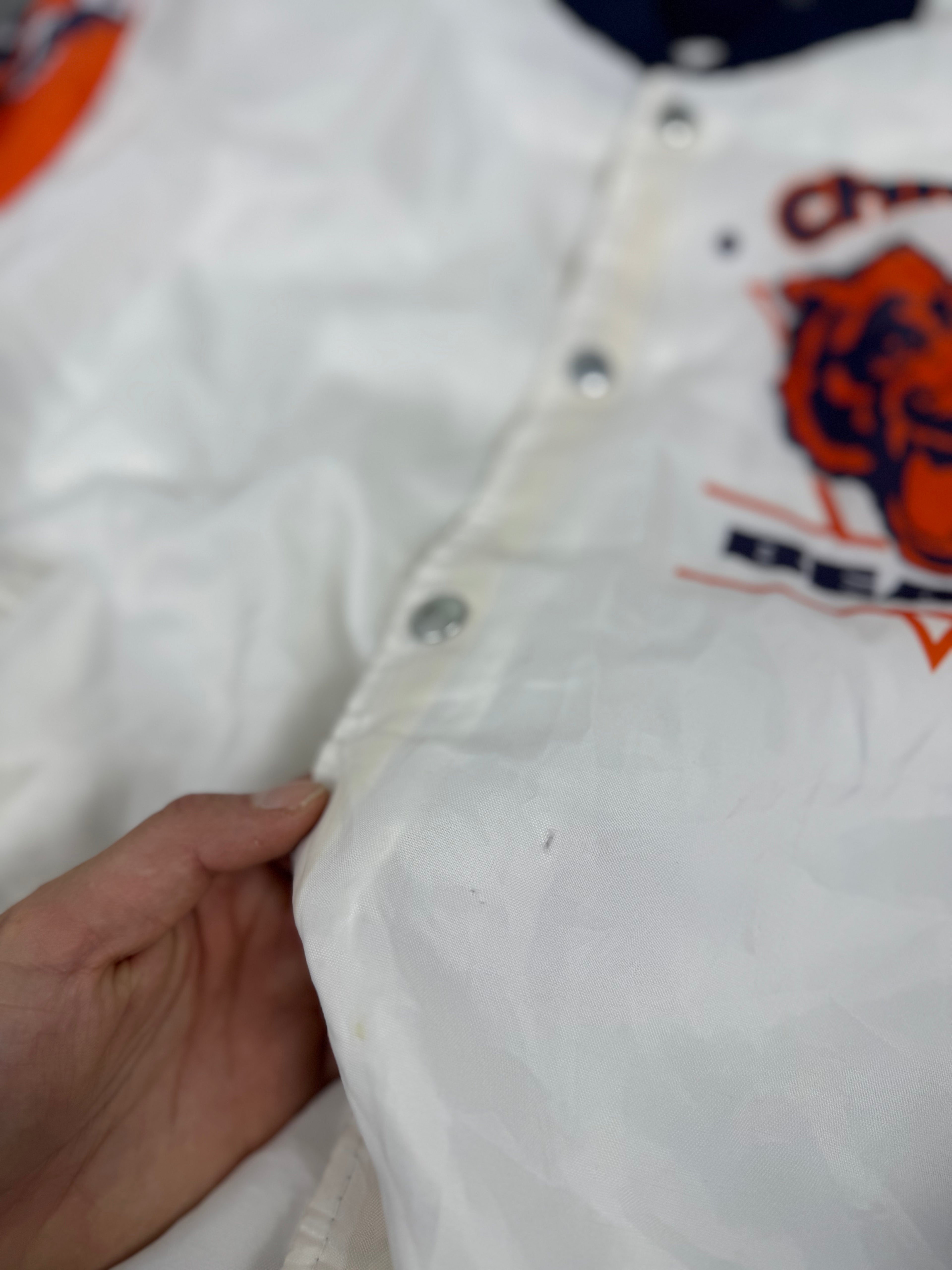 Rare 90s Chalk Line Chicago Bears NFL Bomber Jacket Kurtka sportowa AOP all over print usa nba