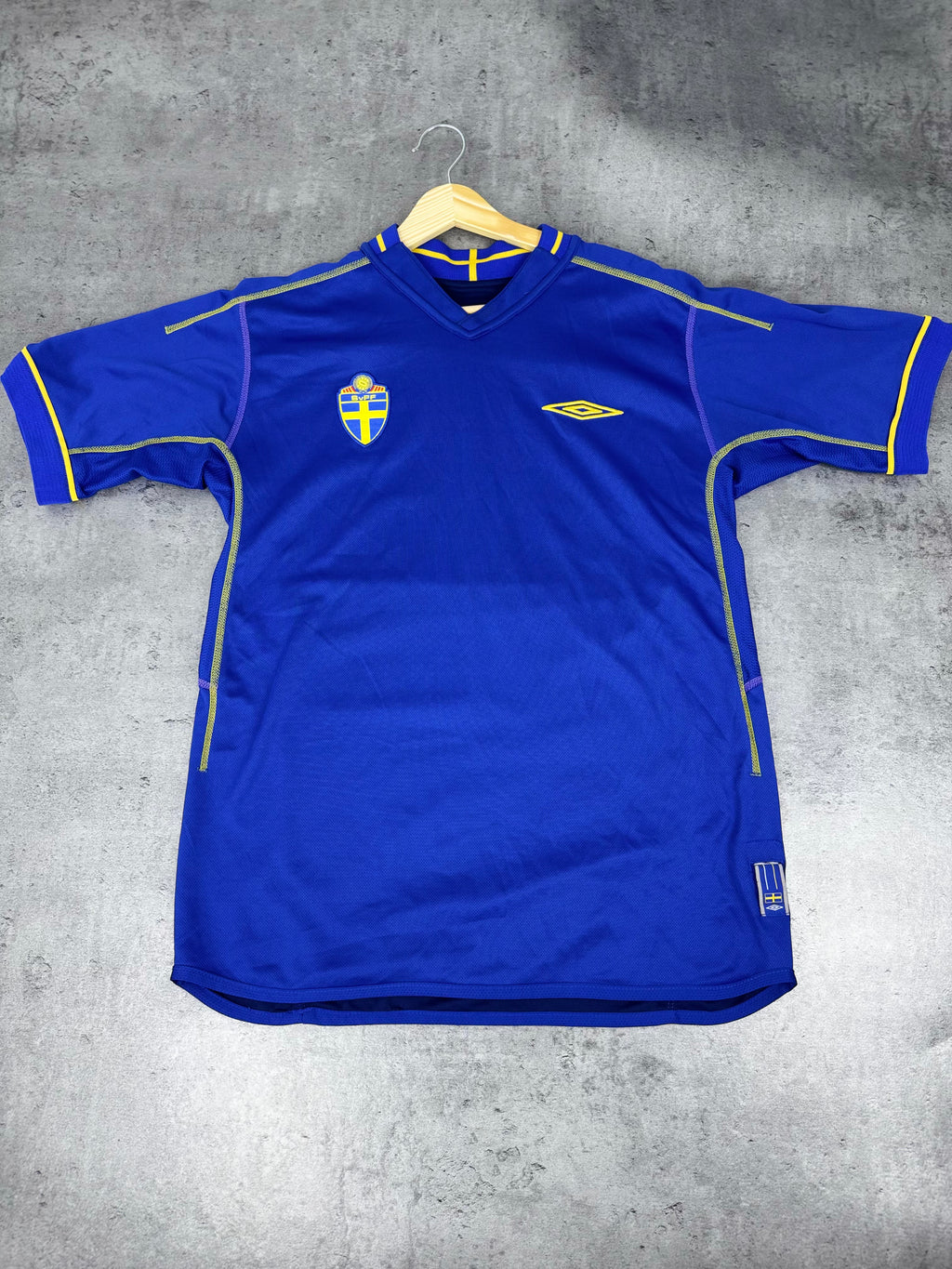 2003/05 Sweden Away Football Shirt Soccer Jersey Koszulka Piłkarska 2000s Vintage Umbro