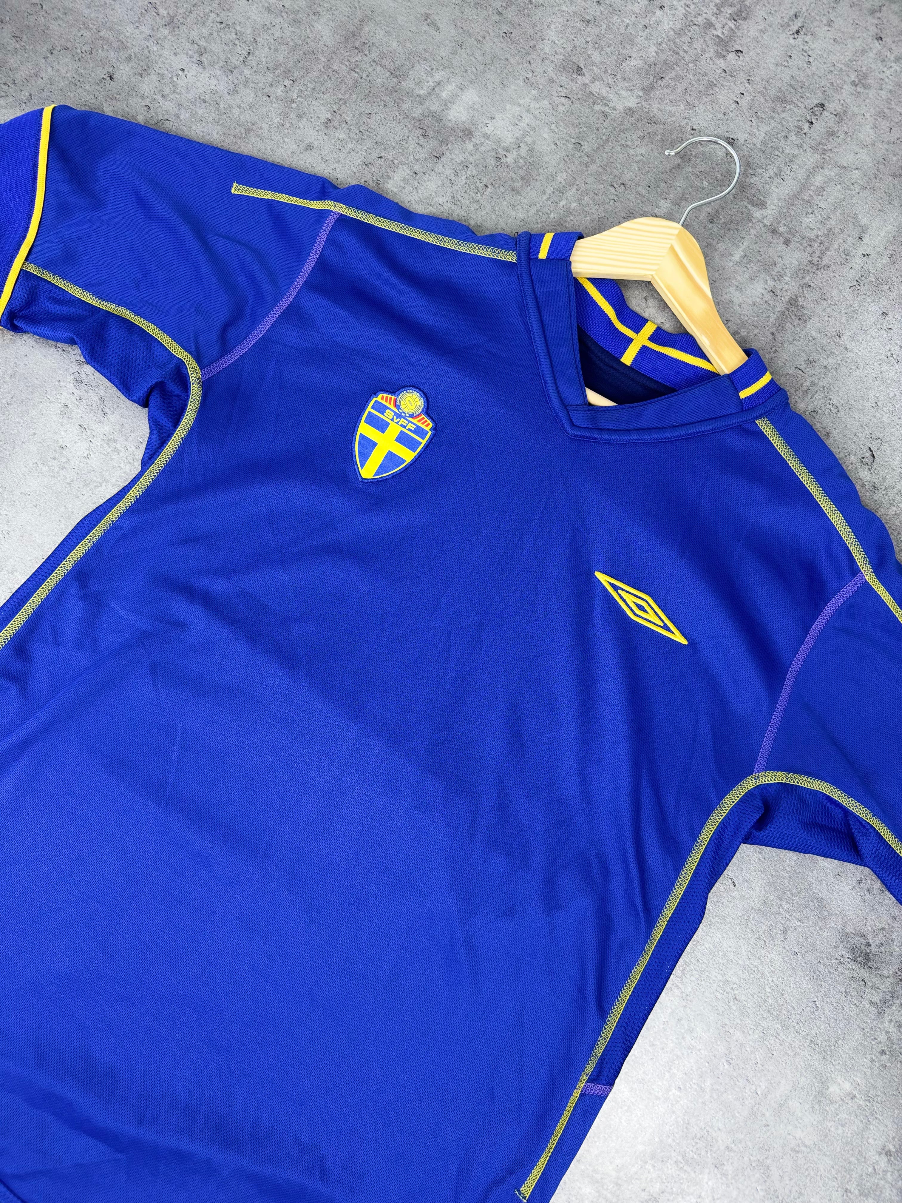 2003/05 Sweden Away Football Shirt Soccer Jersey Koszulka Piłkarska 2000s Vintage Umbro