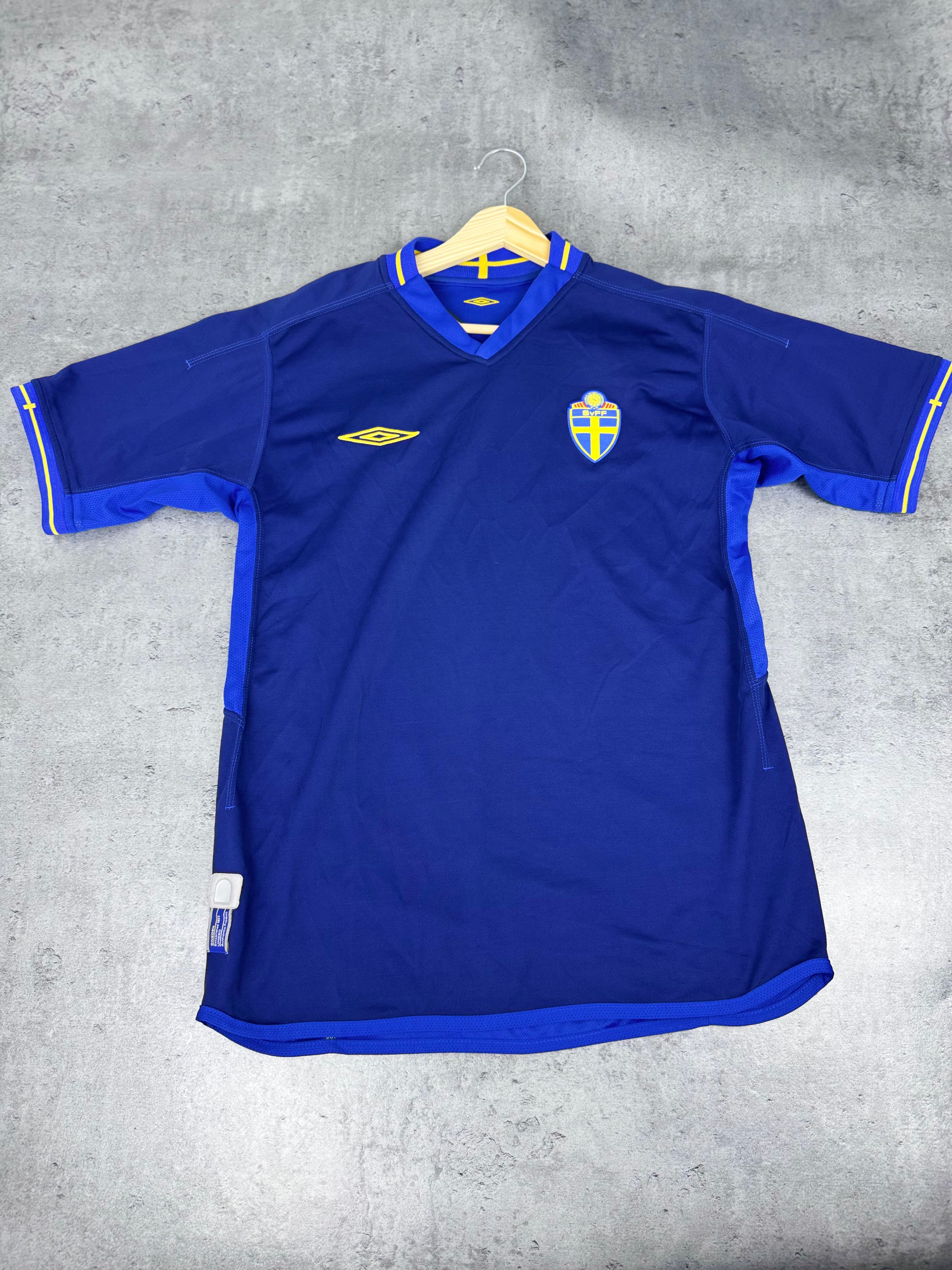 2003/05 Sweden Away Football Shirt Soccer Jersey Koszulka Piłkarska 2000s Vintage Umbro