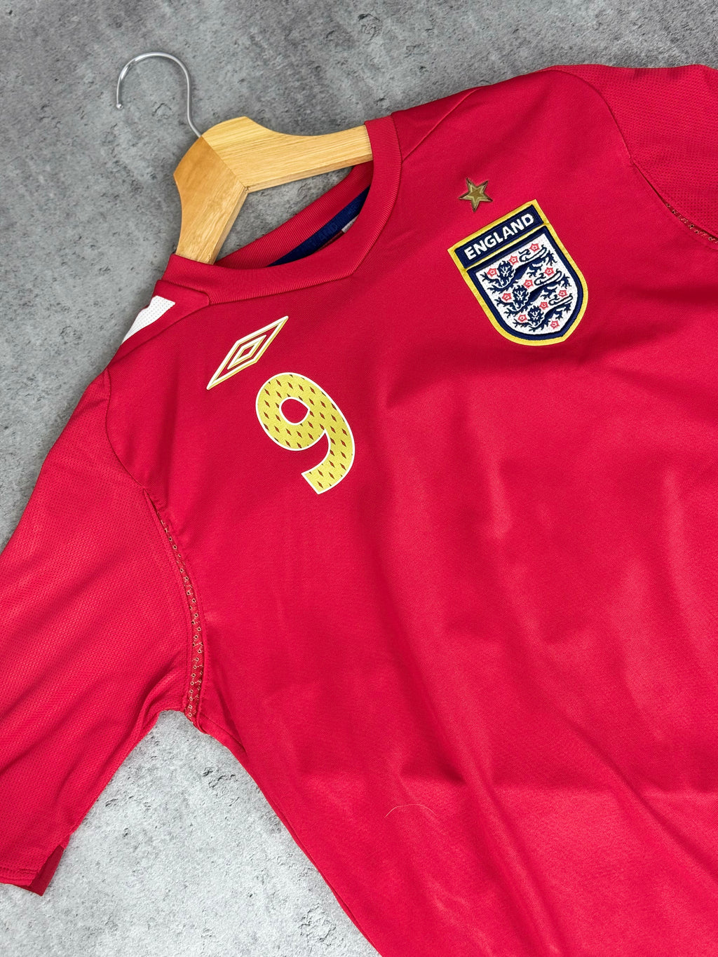 2006-08 Wayne Rooney Umbro England Vintage National Team Jersey koszulka piłkarska reprezentacji&nbsp;