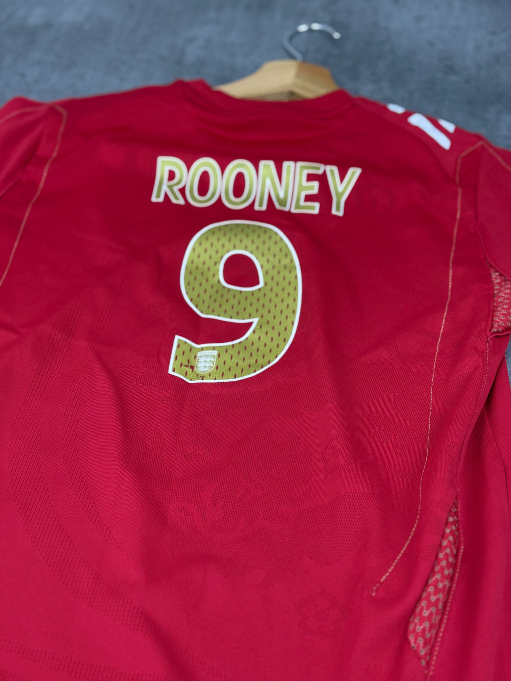 2006-08 Wayne Rooney Umbro England Vintage National Team Jersey koszulka piłkarska reprezentacji&nbsp;